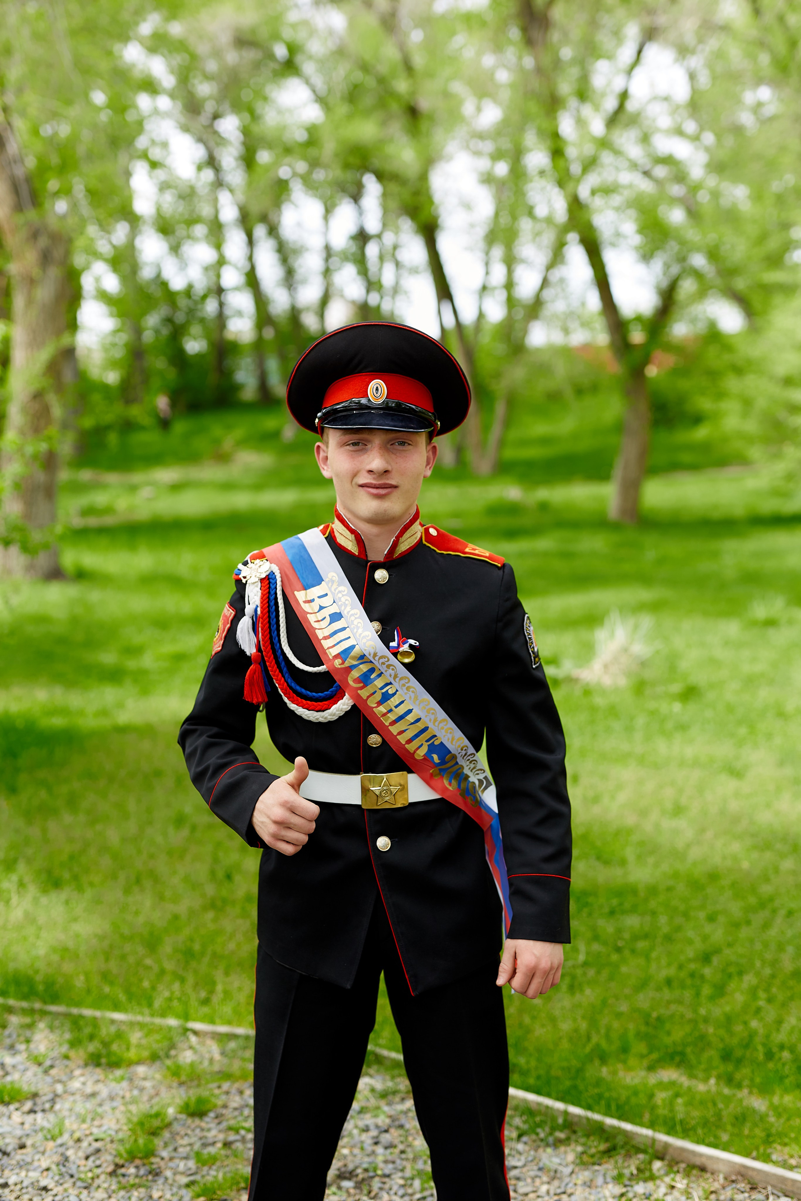 Кадеты последний звонок. Фотограф Вячеслав Фарунин