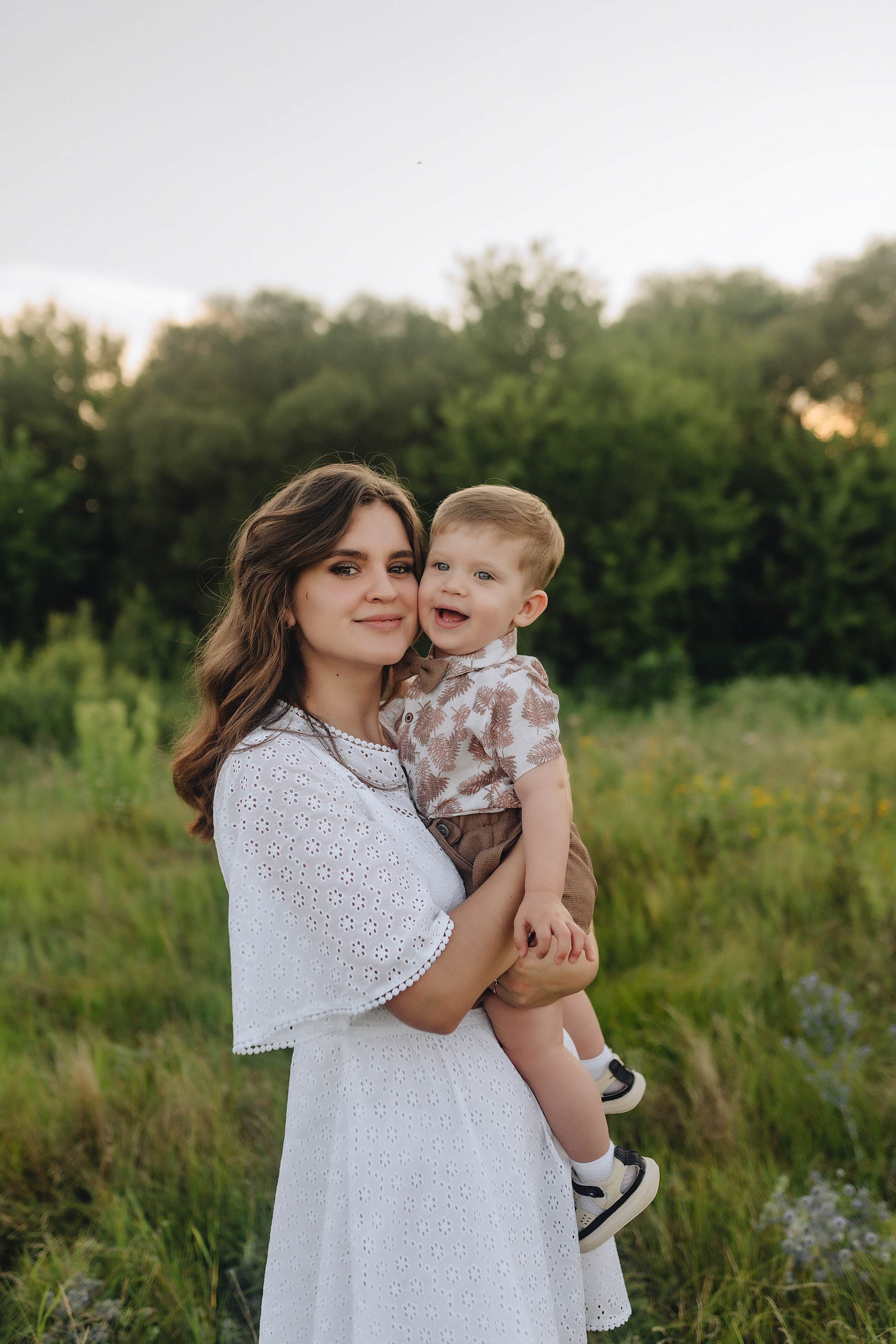 Светлана, Сергей и Женя | Семейная съемка на закате. Фотограф Карина Шмулёва. Воронеж и область