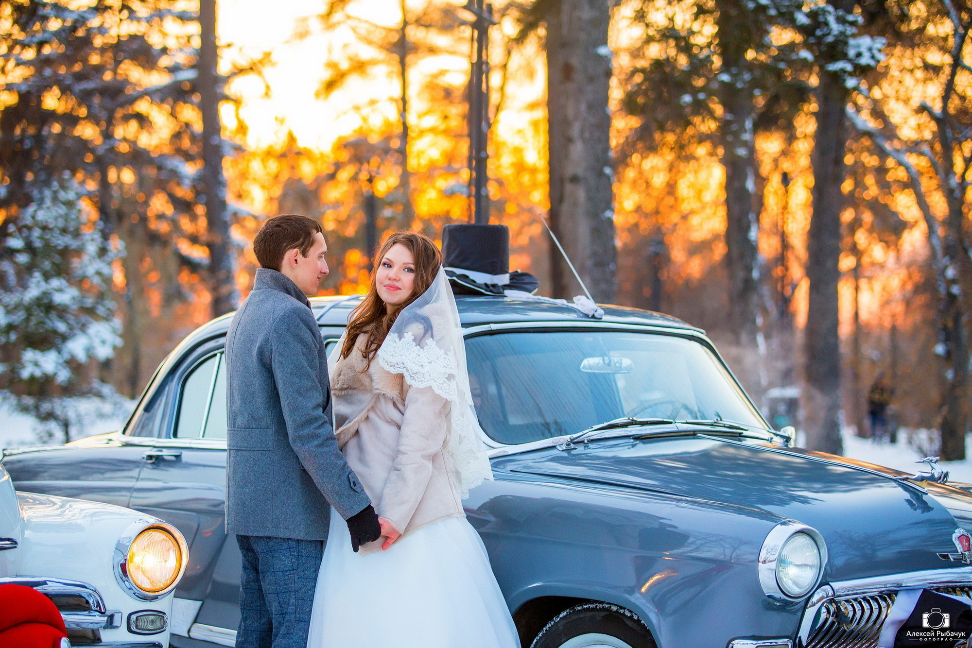 Зимние свадебные фотосессии в Иркутске. Фотограф видеограф Иркутск фото видео студия Алексея Марамзина