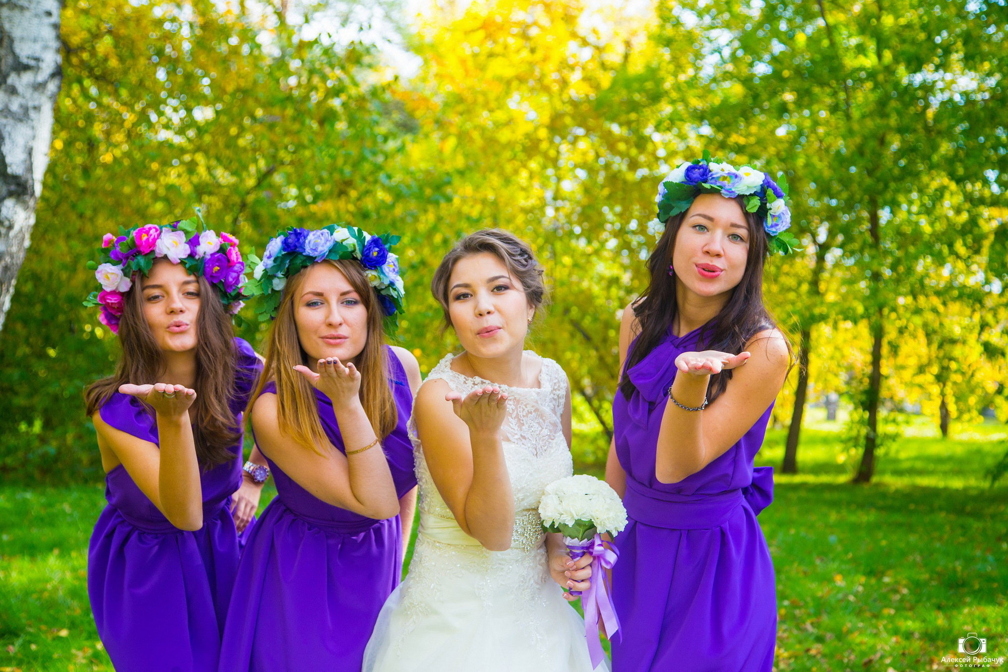 Осенние свадебные фотосессии в Иркутске. Фотограф видеограф Иркутск фото видео студия Алексея Марамзина