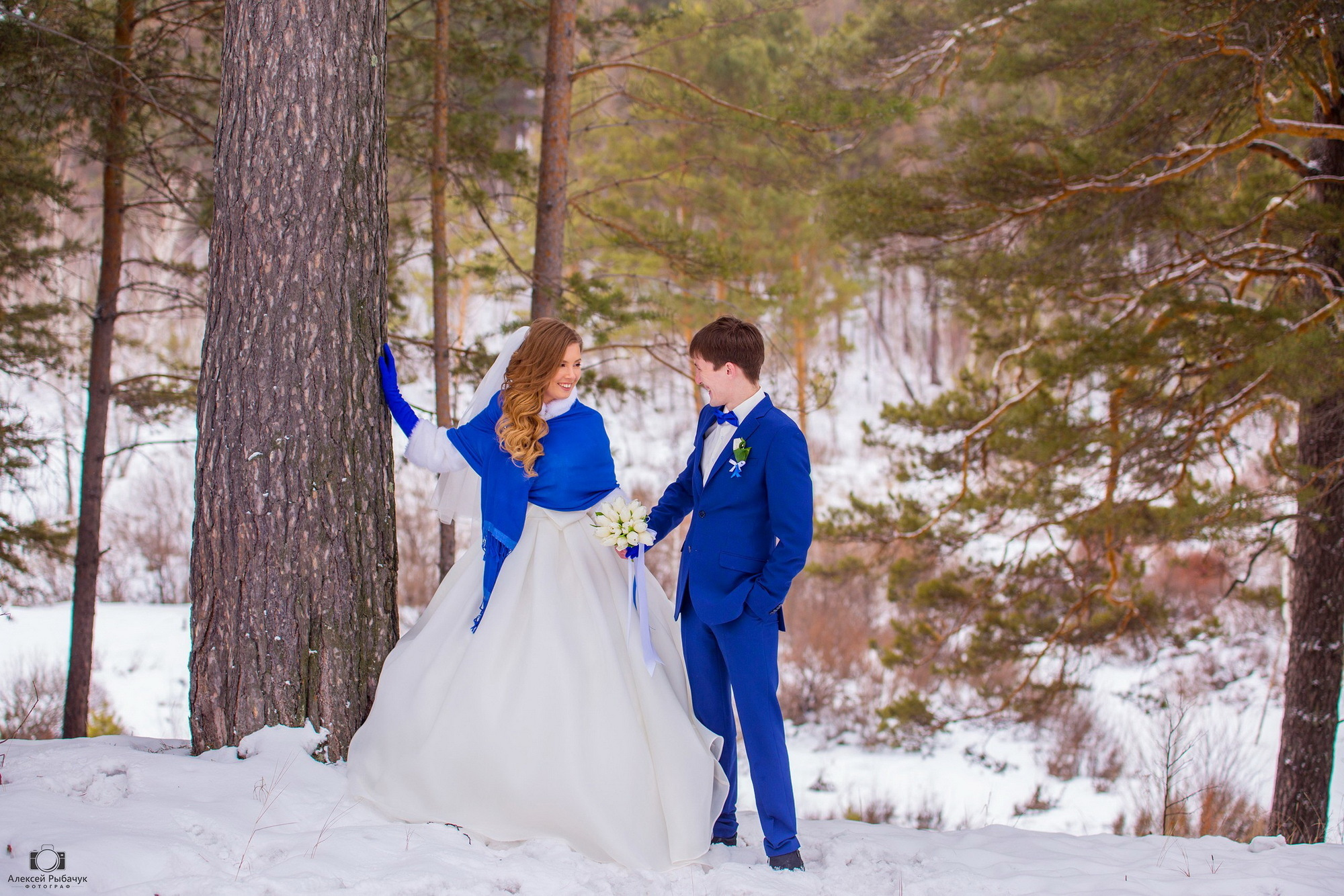 Зимние свадебные фотосессии в Иркутске. Фотограф видеограф Иркутск фото видео студия Алексея Марамзина