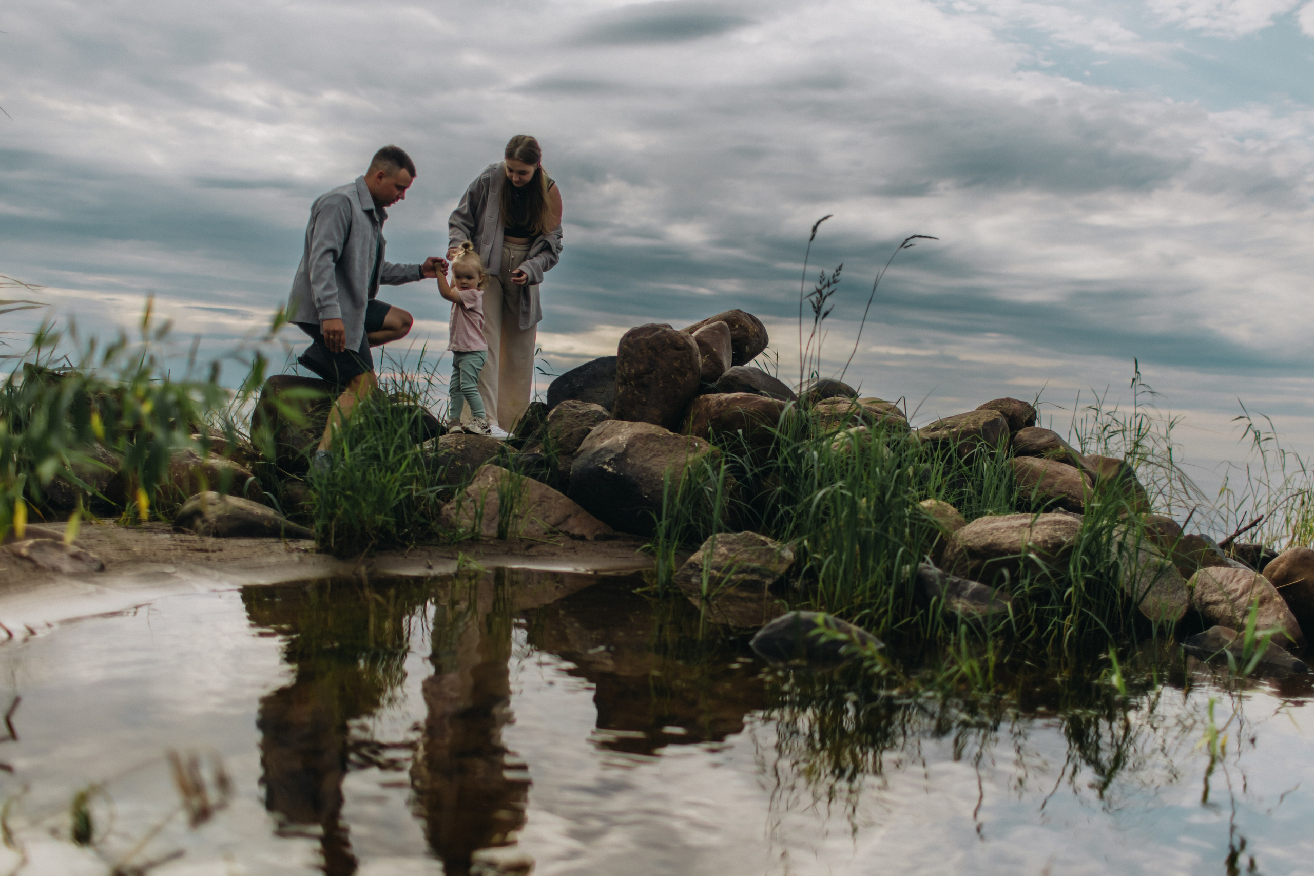 СЕМЕЙНАЯ / Гриша, Люда и Апполинария. Фотограф Лодейное Поле Екатерина Герасимова в Санкт-Петербурге и Лен. области