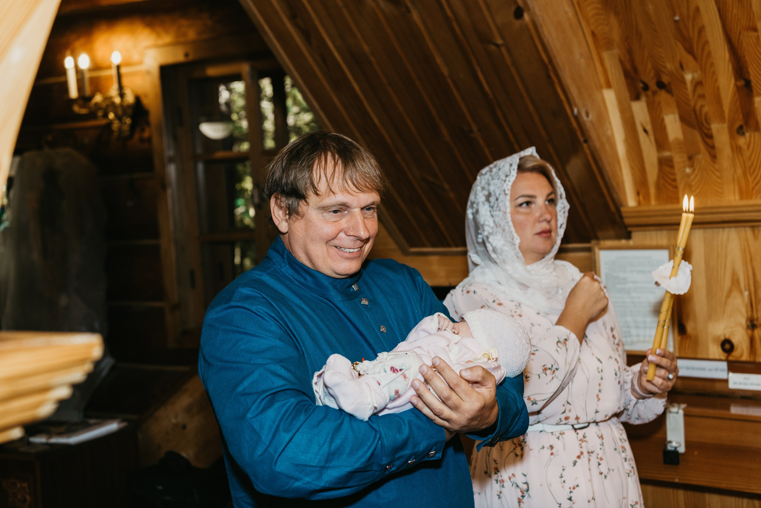 Крещение Елизаветы. Фотограф на выписку из роддома в Москве и МО
