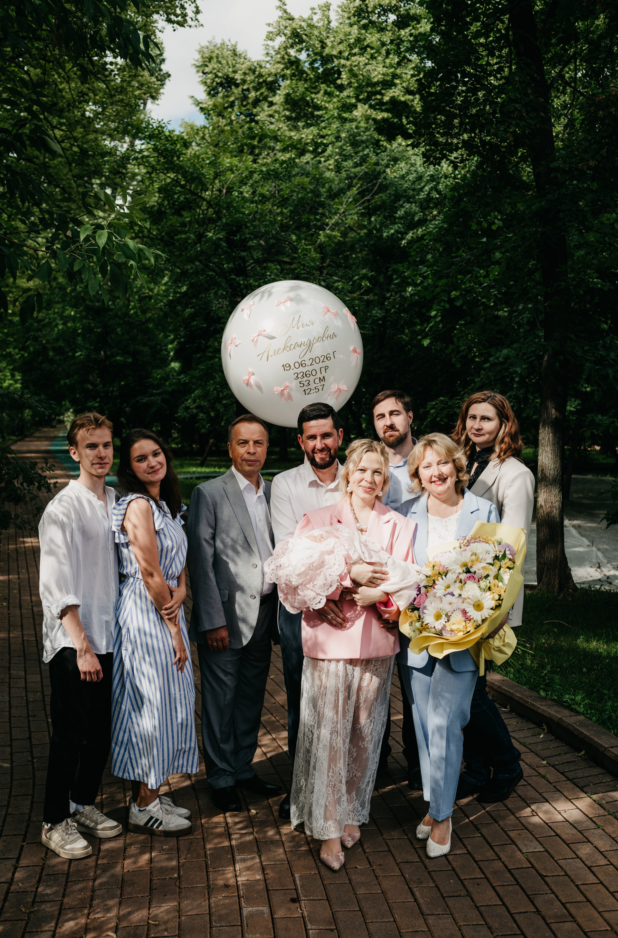 Выписка Мии. Фотограф на выписку из роддома в Москве и МО