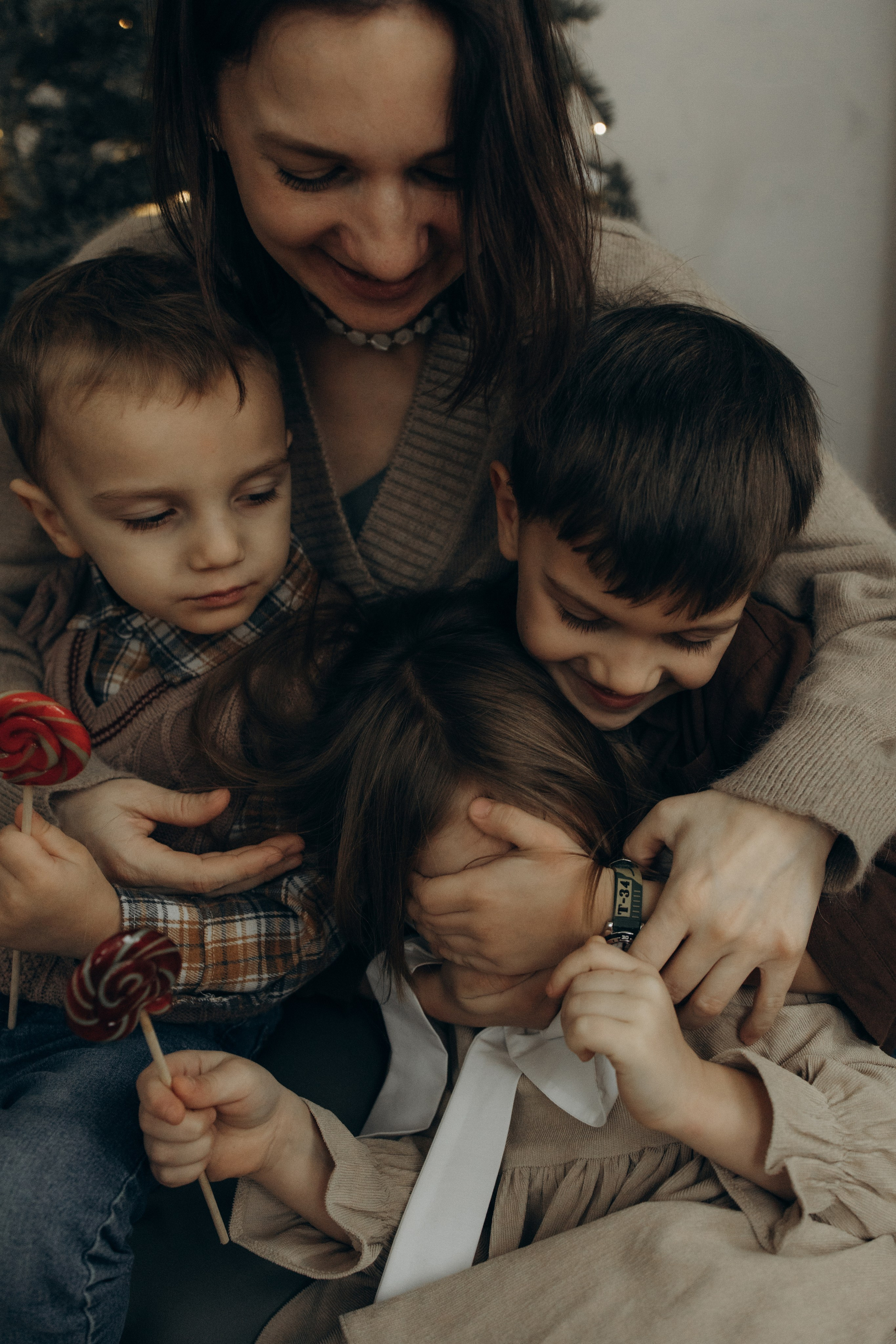 Домашняя история большой семьи. Семейный фотограф Москва Юлиана Фетисова