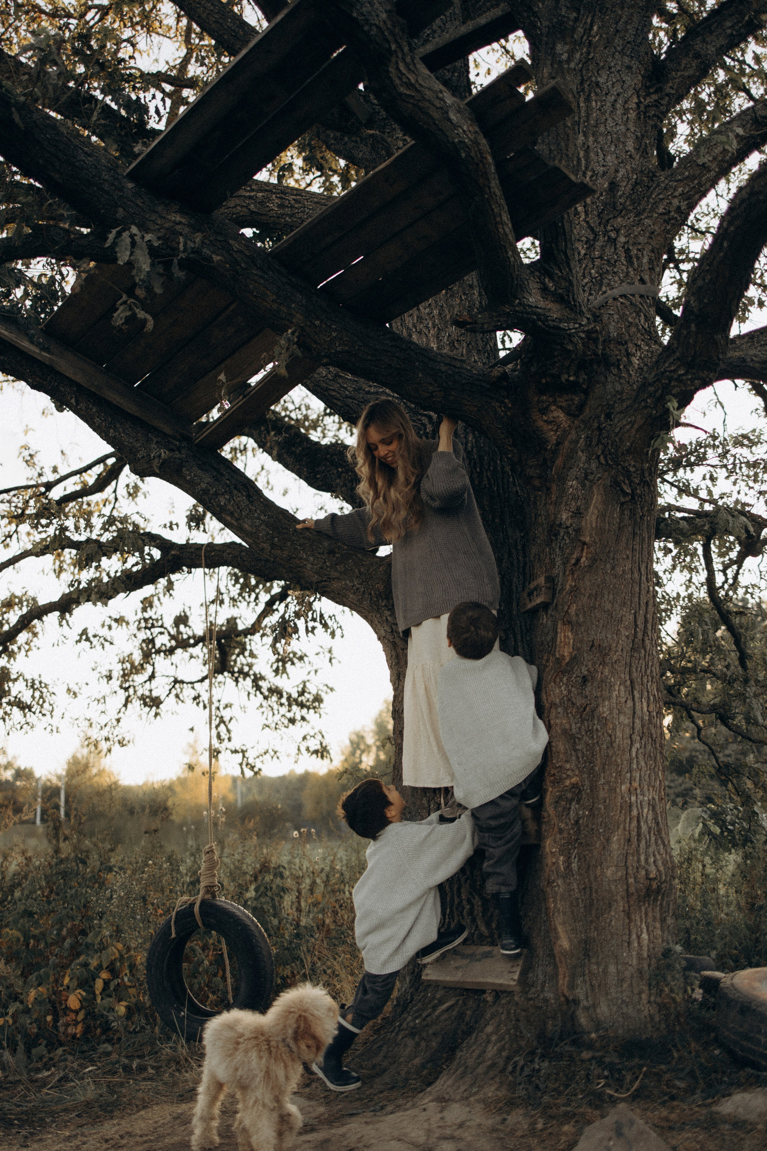 Домик на дереве. Семейный фотограф Москва Юлиана Фетисова