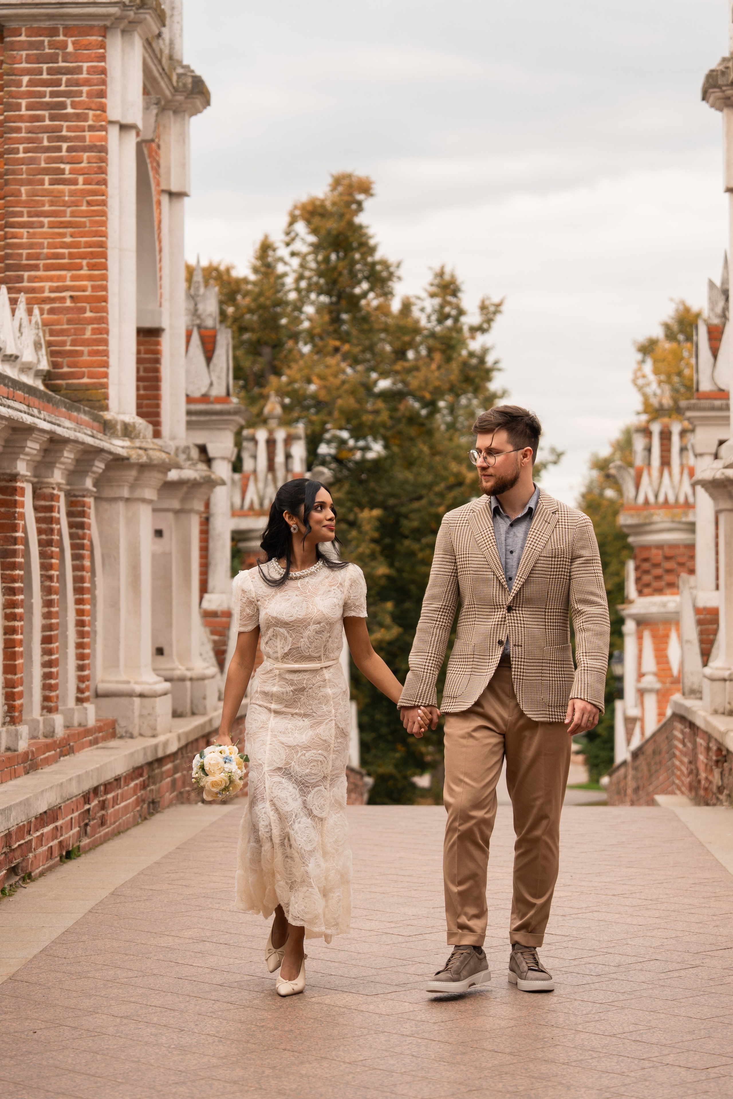 Максим и Харша, Царицыно. Свадебный фотограф в Москве Анна Полушина
