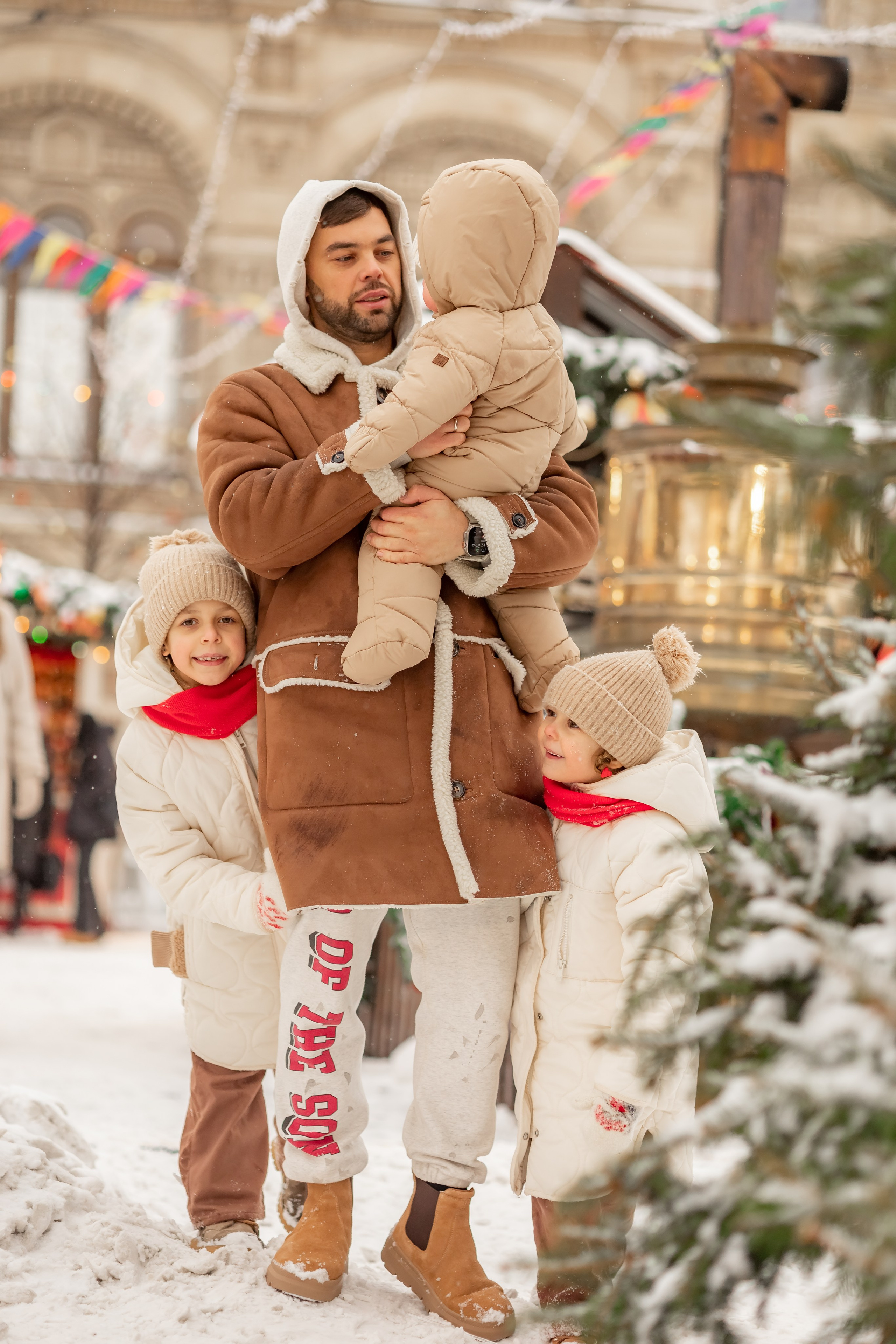 Москва новогодняя. Семейный и детский фотограф в Москве Анна Чертополох