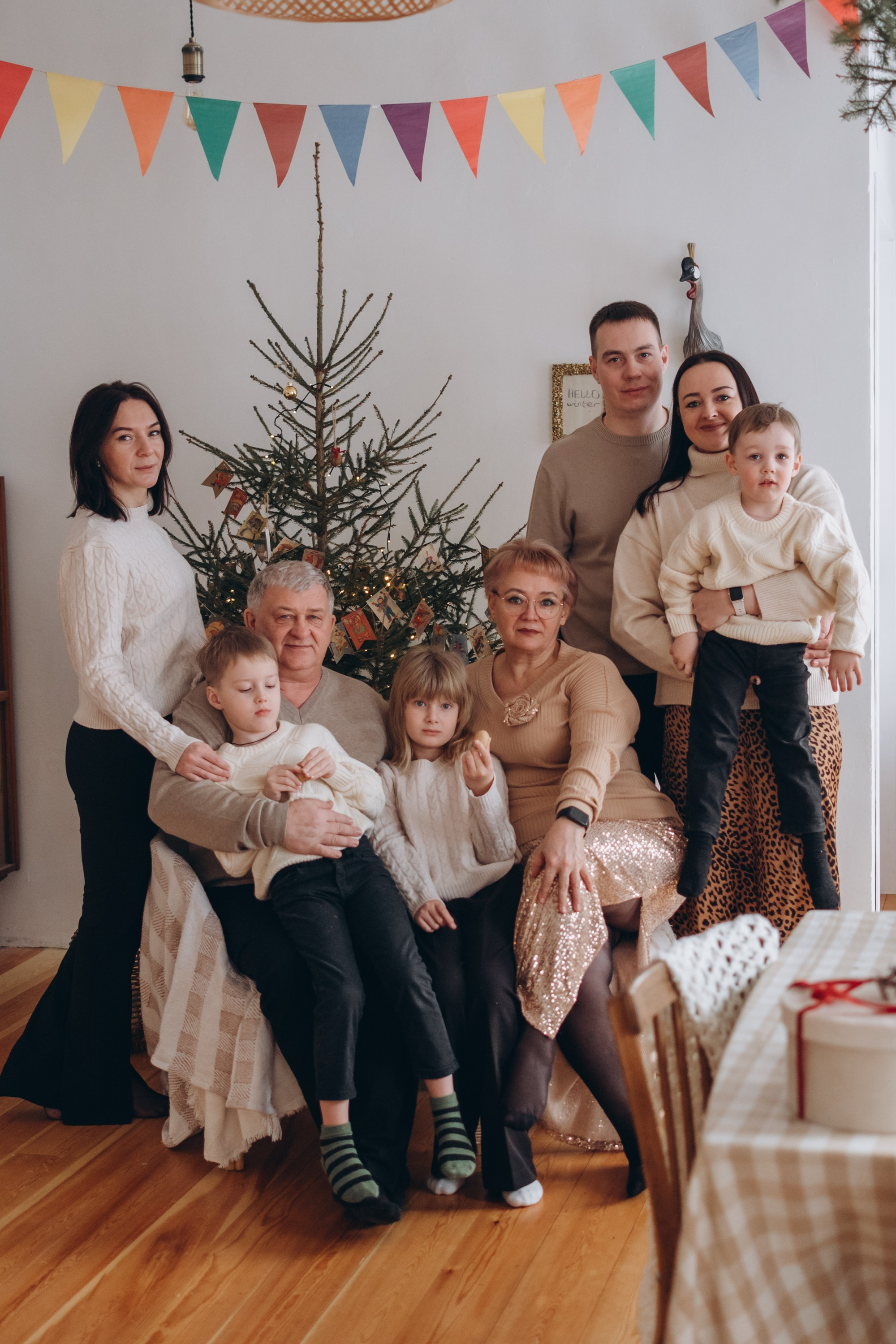 Новогодняя съемка Ольги с семьей. Семейный фотограф в Тюмени Ксения Мязитова