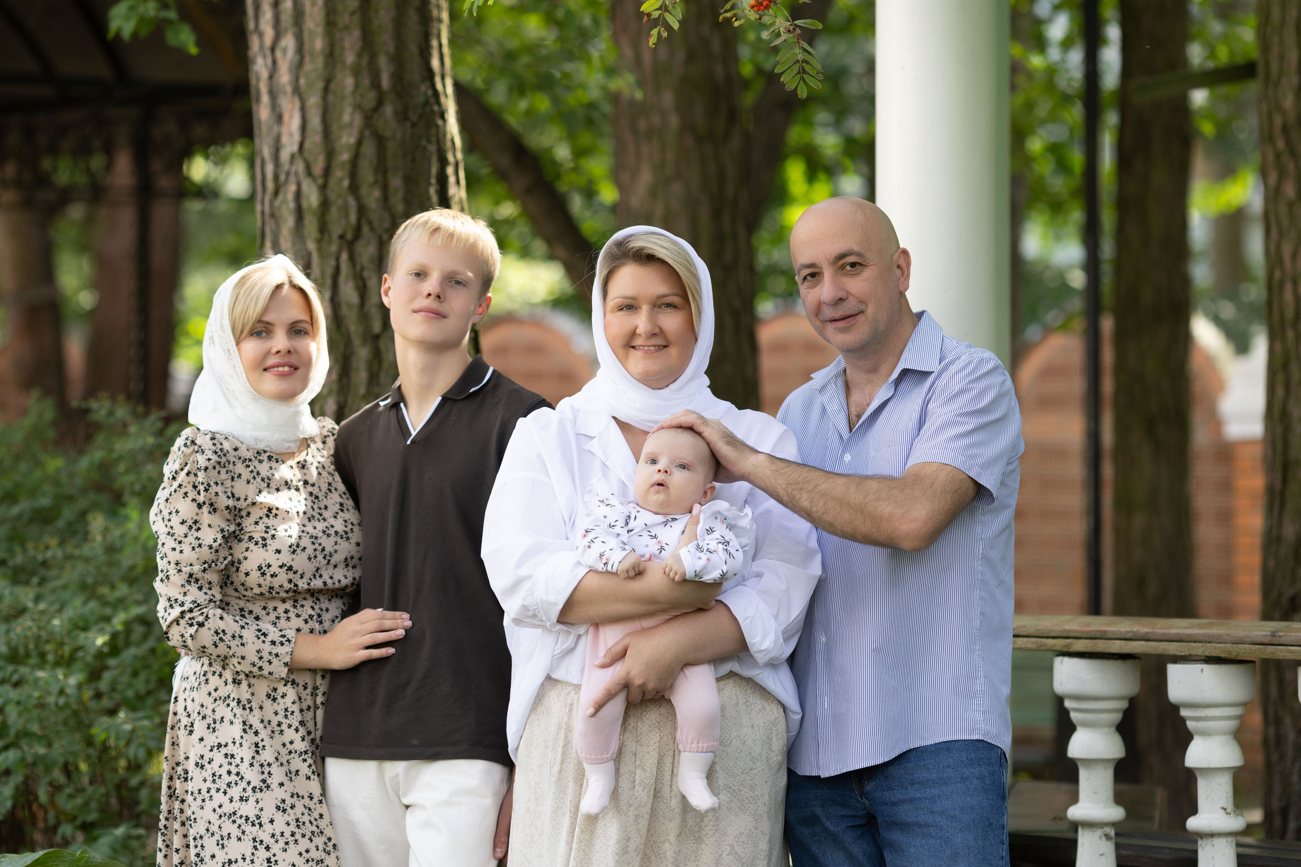 Крещение Веры. Храм преподобного Саввы Сторожевского. Семейный и детский фотограф Анна Петракова