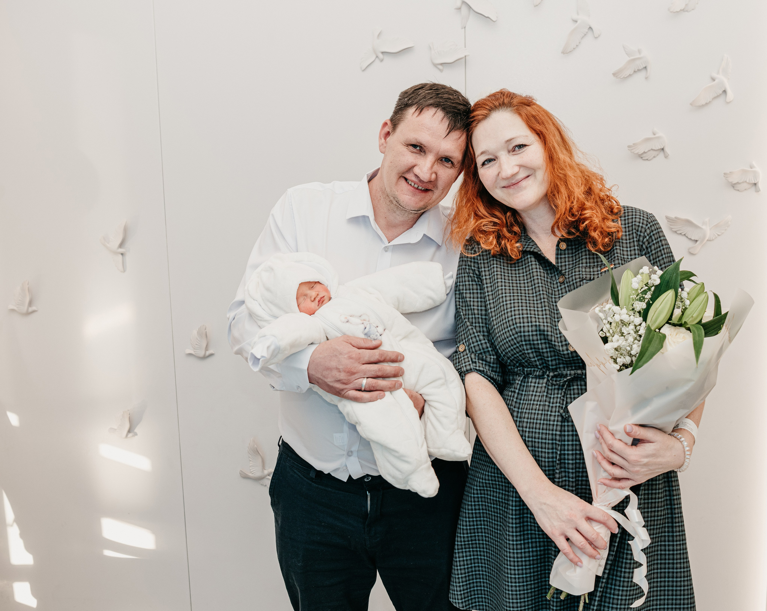 Выписка Алены. 4 роддом. Фотограф на выписку из роддома в Москве и МО
