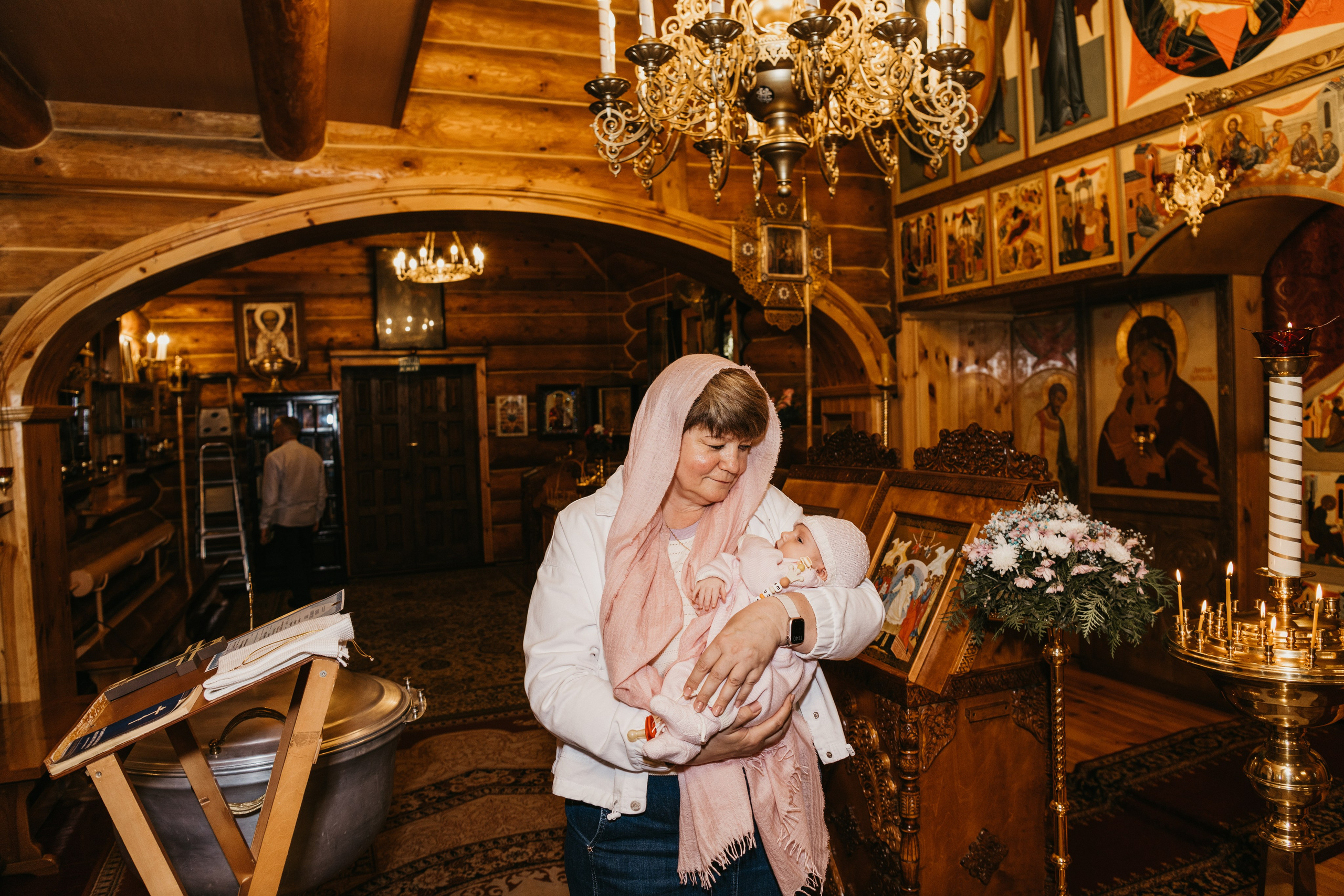 Крещение Елизаветы. Фотограф на выписку из роддома в Москве и МО