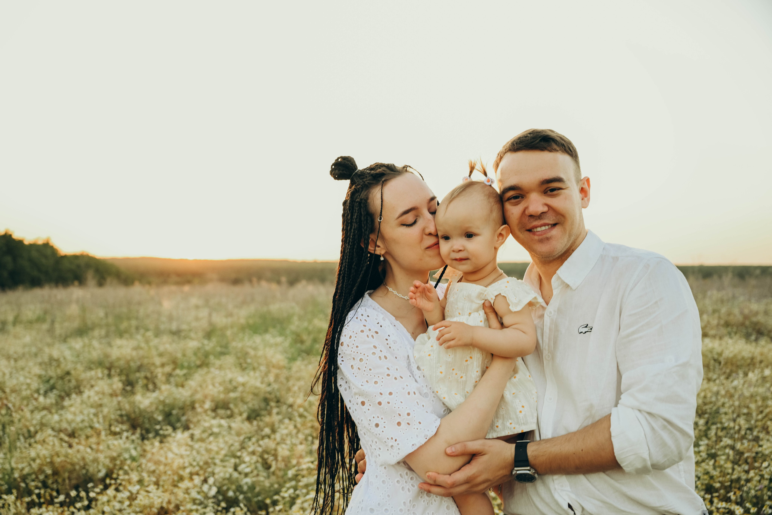 Ромашковое поле. Семейный фотограф в Москве Люберцах Ирина Вронская
