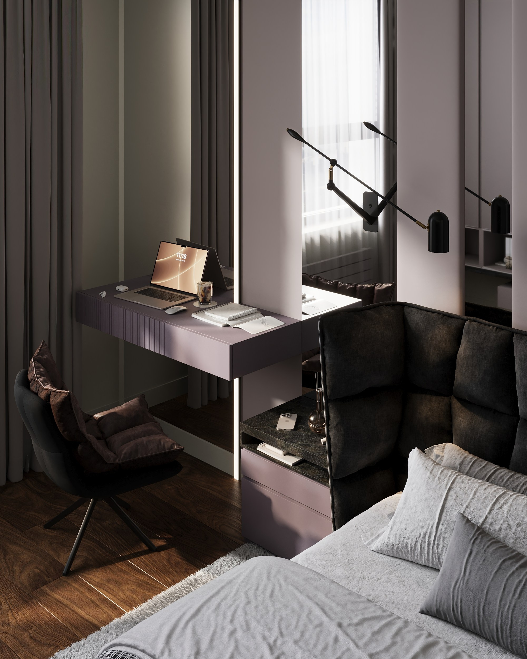 4-х комнатная квартира в Москве. Интерьерный 3Д Визуализатор Маргарита Оберемко