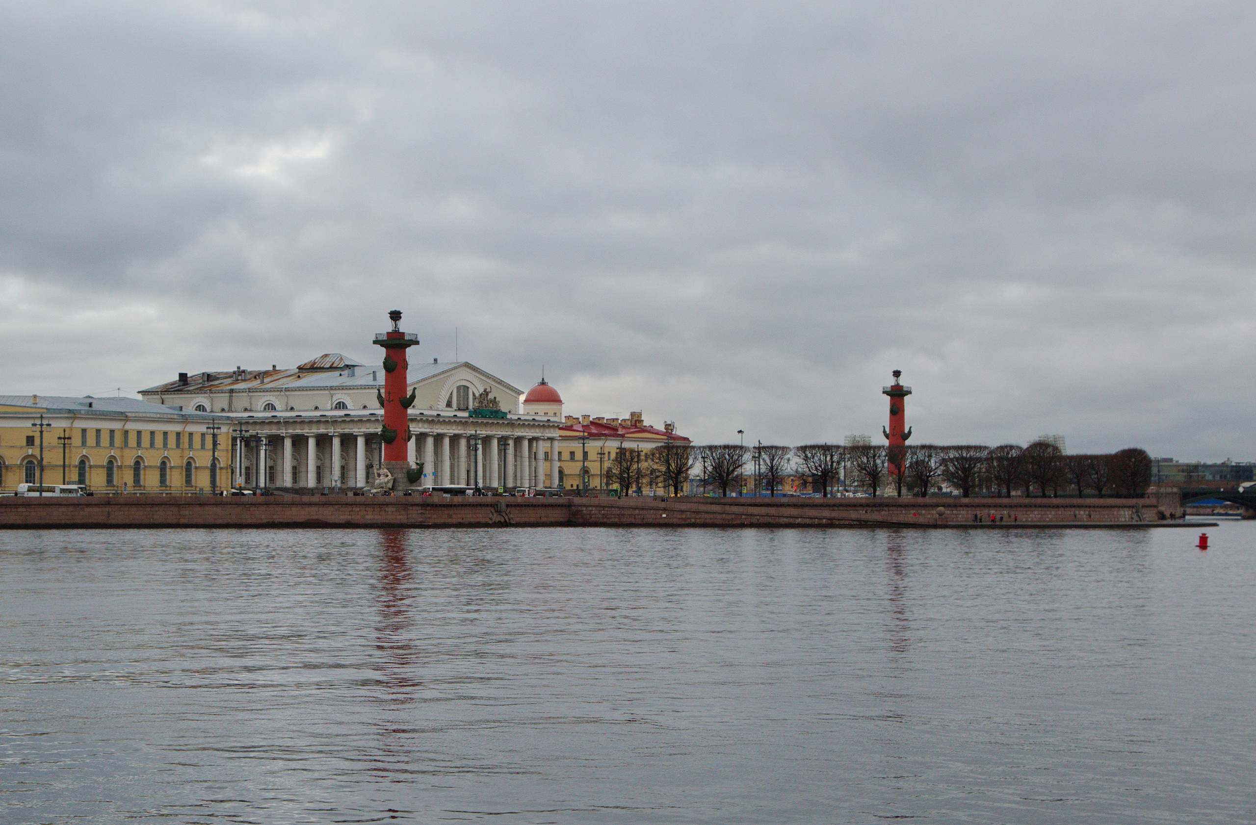 Стрелка Василеостровского острова в Санкт-Петербурге