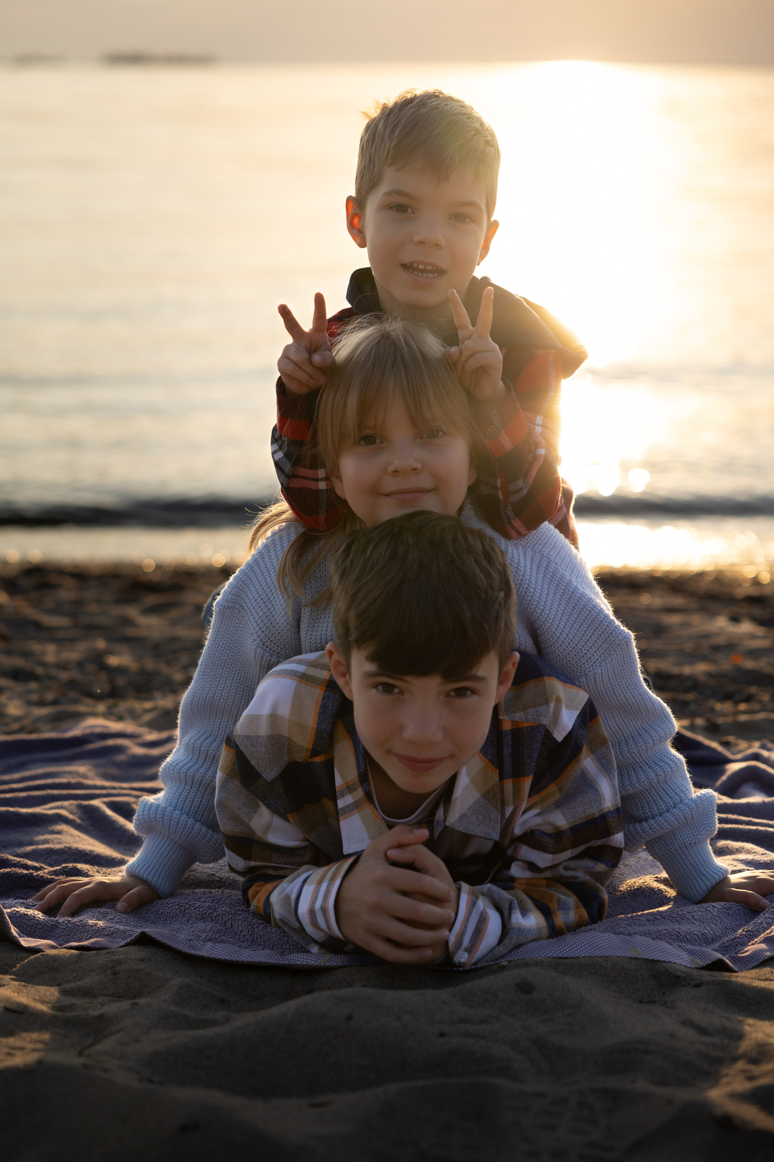 Евгения и детки. Фотограф Новосибирск, Академгородок — Айна