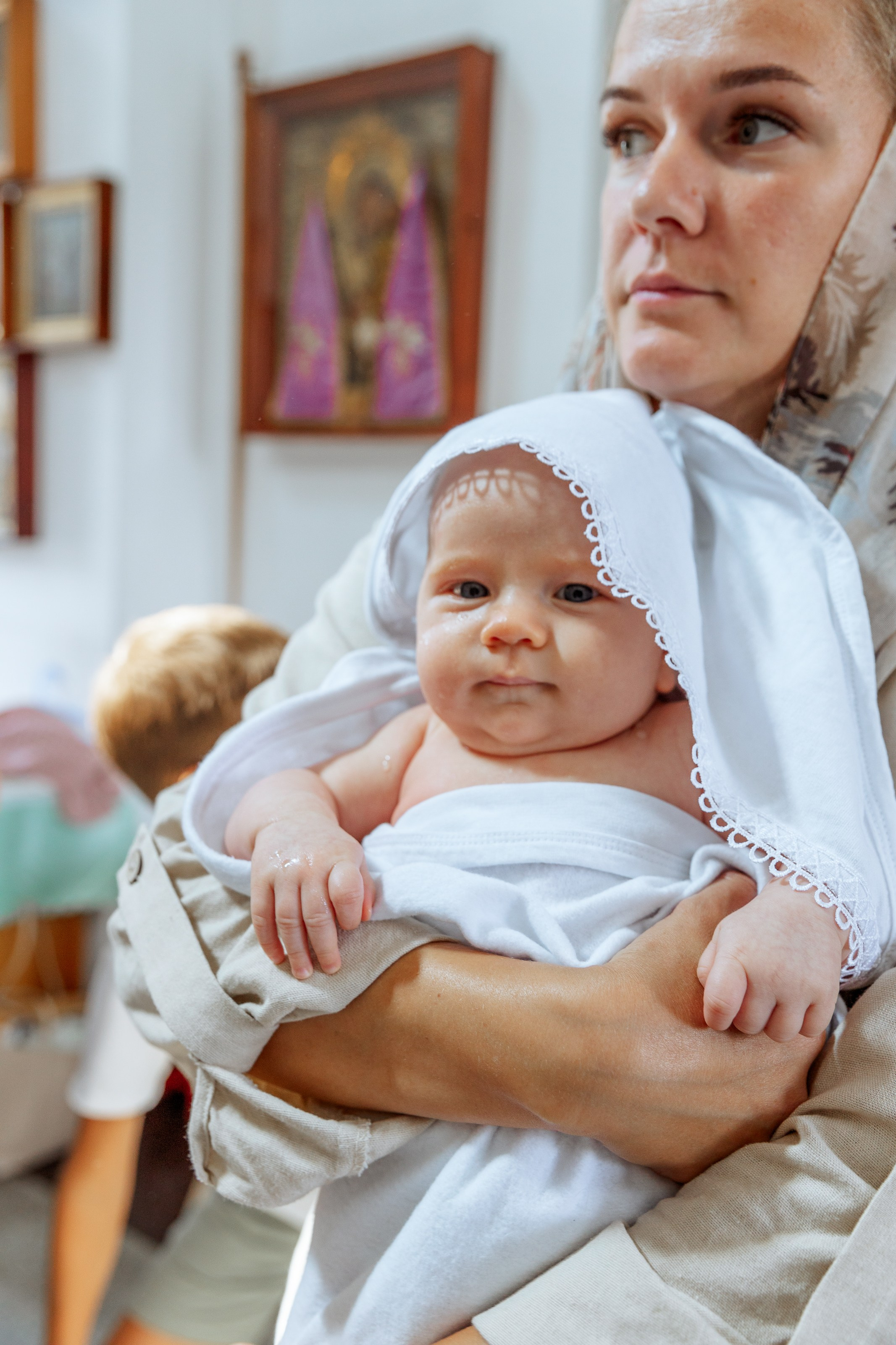 Крещение Сияны. Портретный и семейный фотограф в Москве Ирина Голубчина