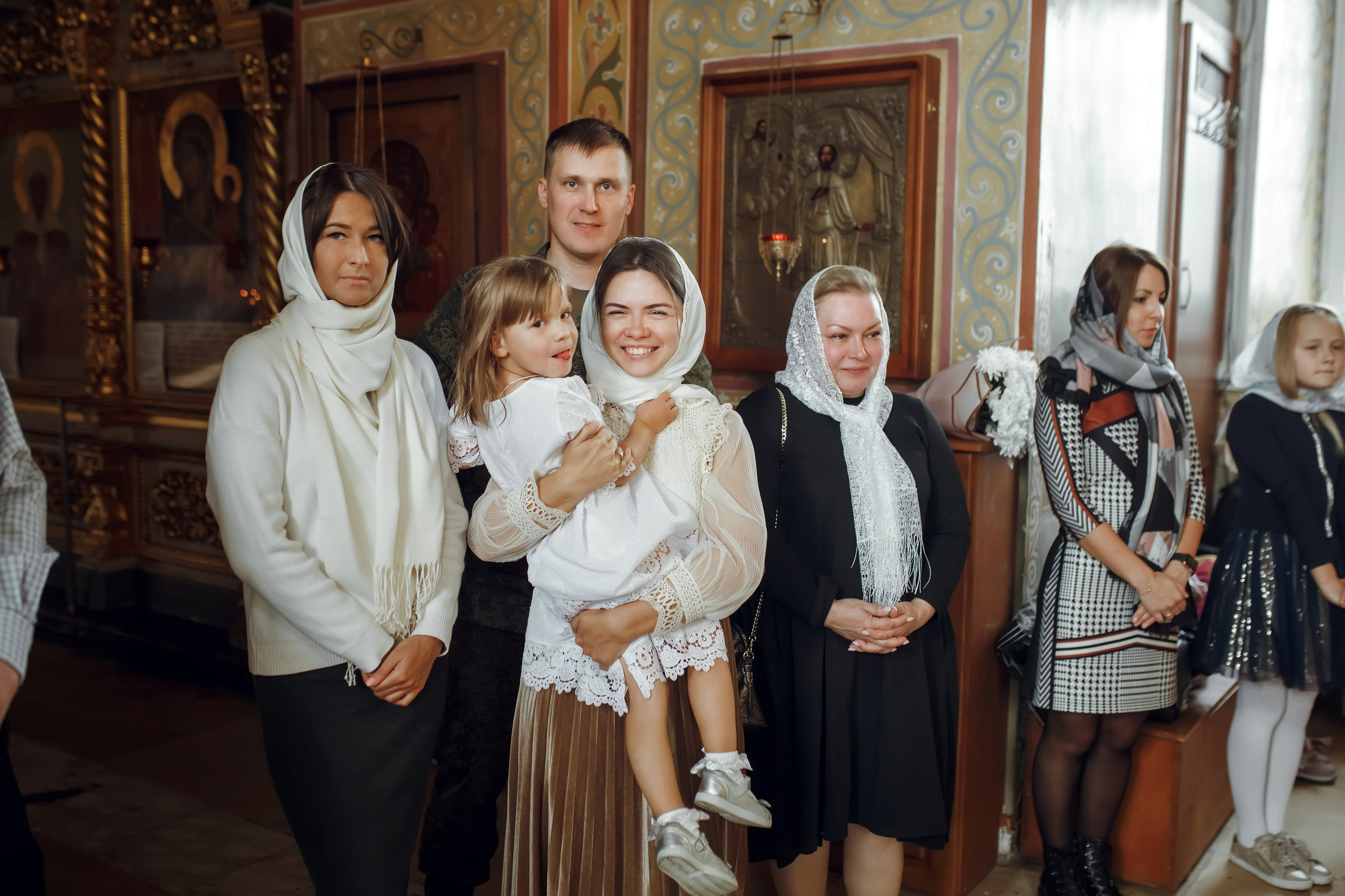 Крещение Мирославы. Фотограф на Крещение, семейный фотограф в Москве