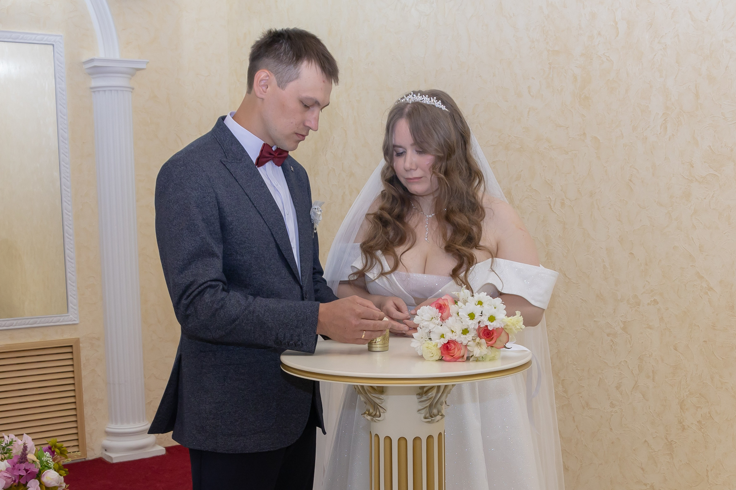 Свадебная съемка регистрации в ЗАГСе г. Можга