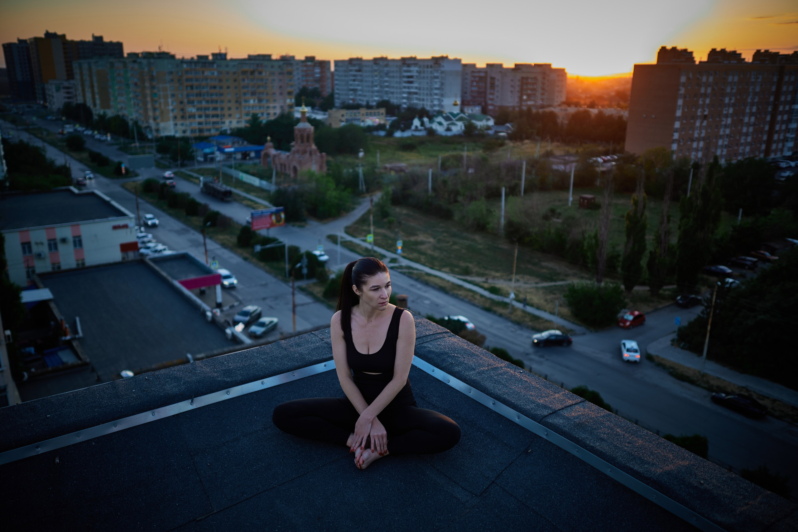 Фотосессия на крыше. Фотограф Наталья Матвеева