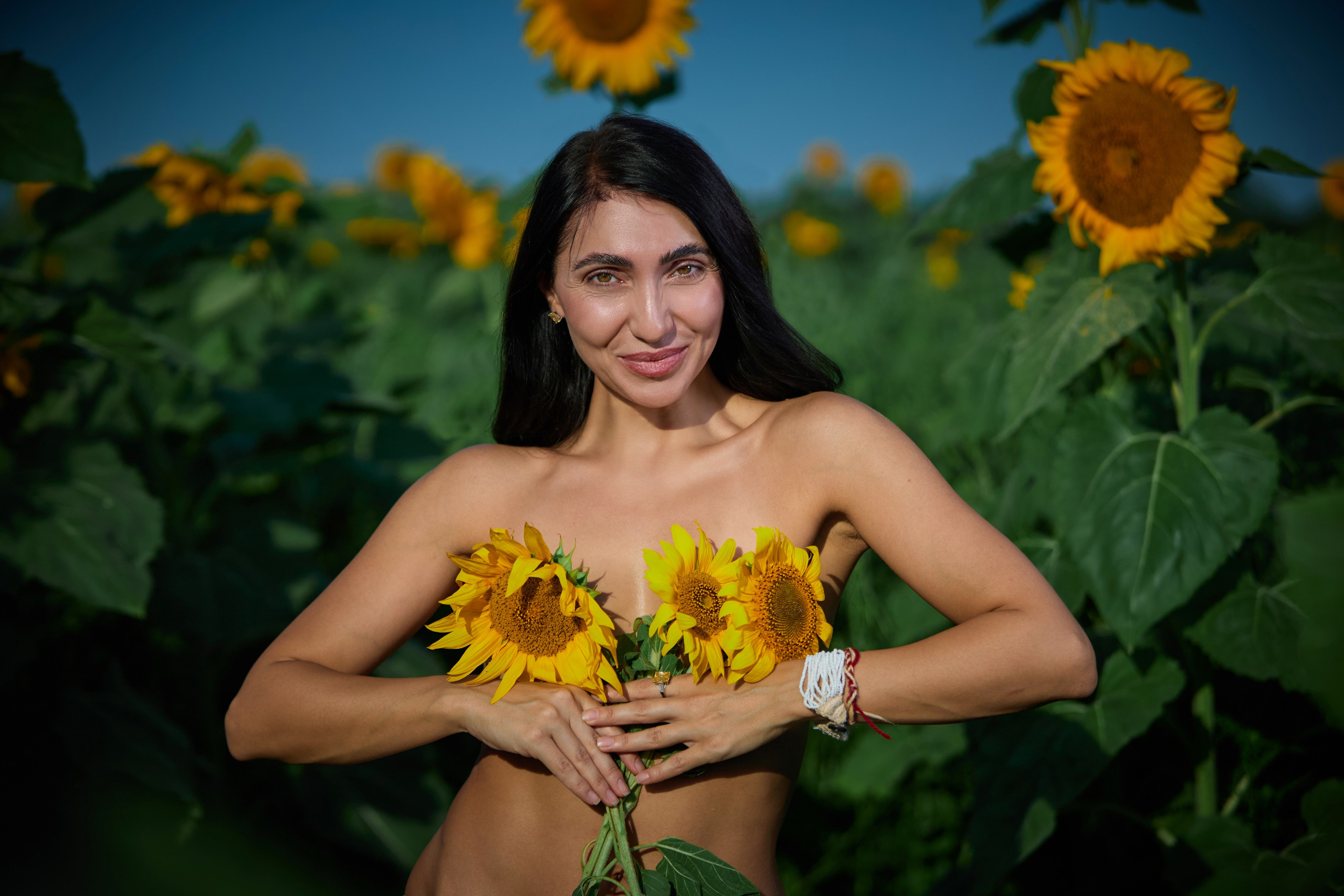 Фотосессия в подсолнухах. Фотограф Наталья Матвеева