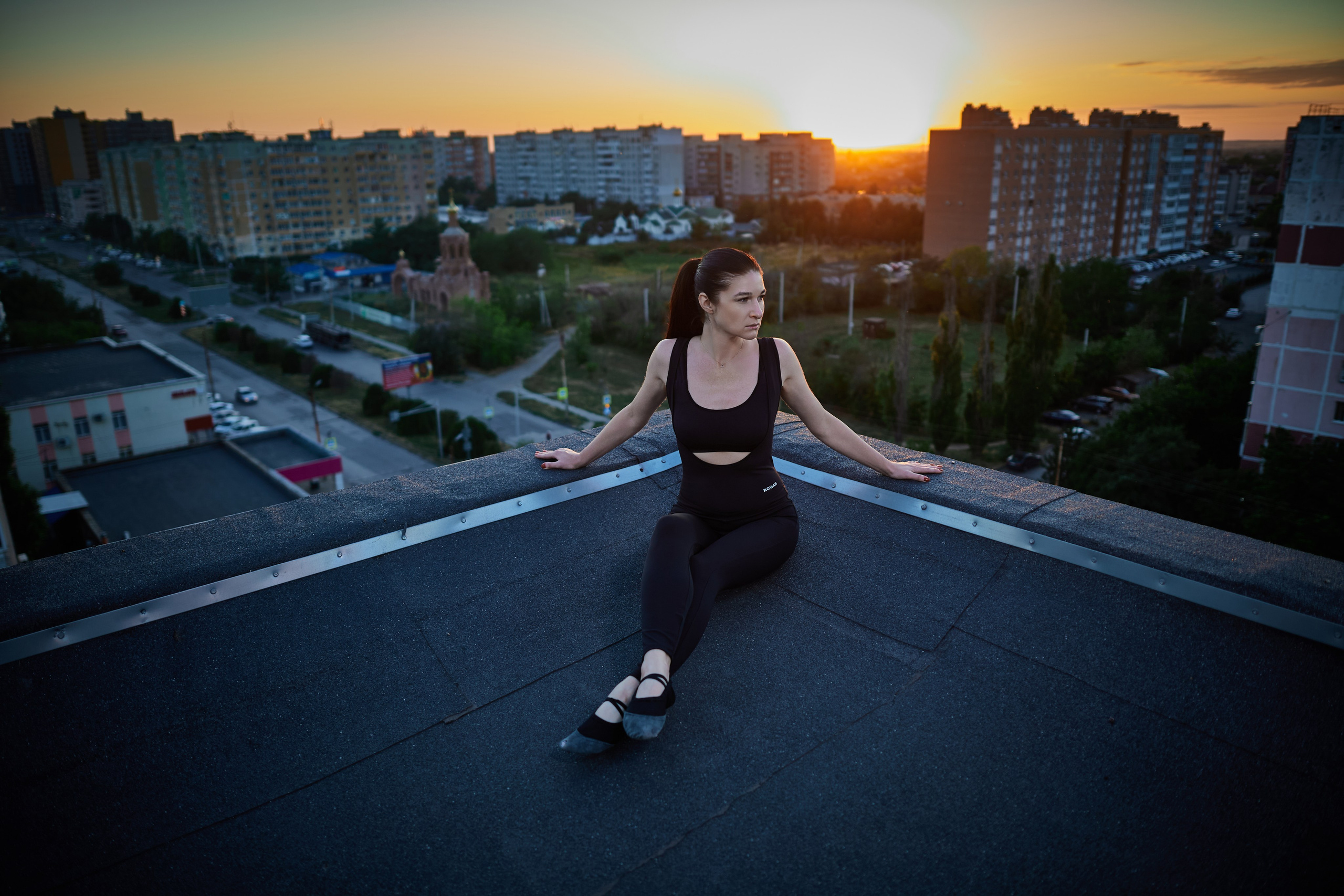 Фотосессия на крыше. Фотограф Наталья Матвеева