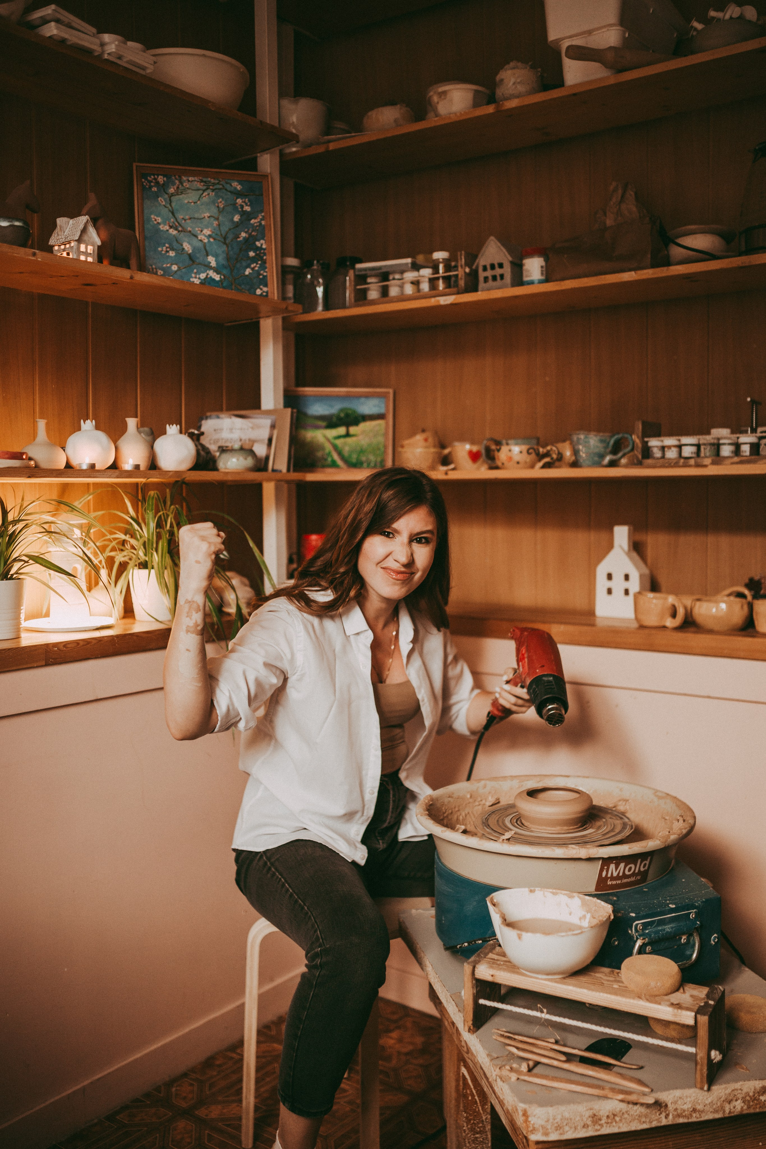 Лав стори в гончарной. Семейный и детский фотограф в Нижнем Новгороде Наумова Лидия