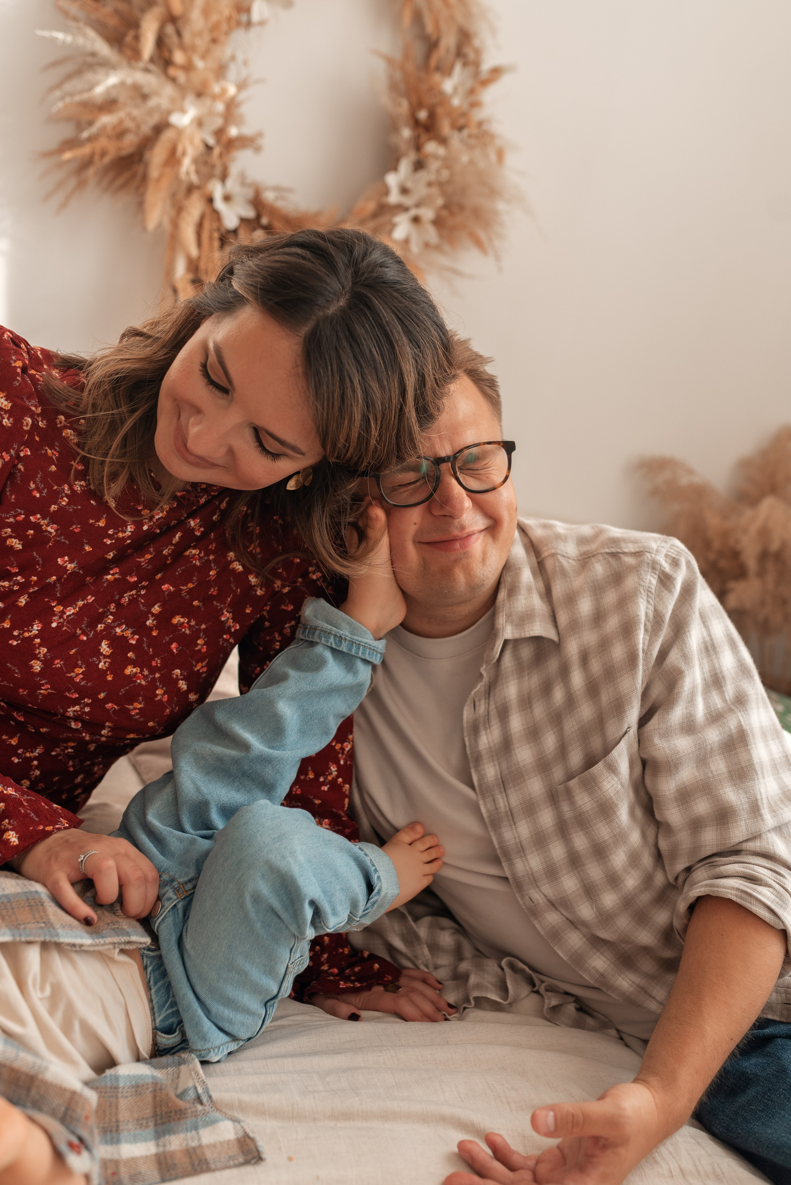 Федя с любимыми родителями. Ульяна Сёмина, фотограф, Москва