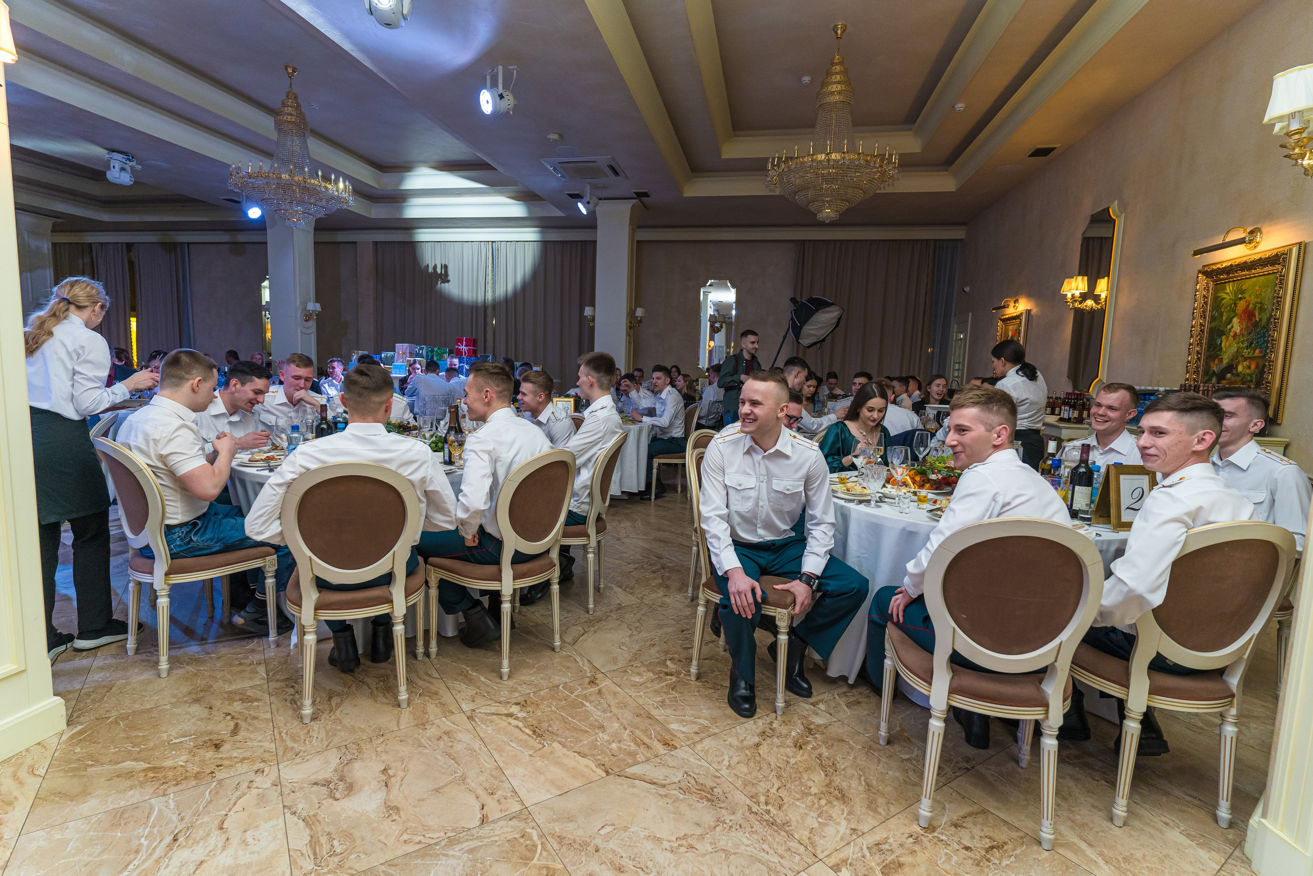 Фотосъемка выпуска военной академии и вручение дипломов