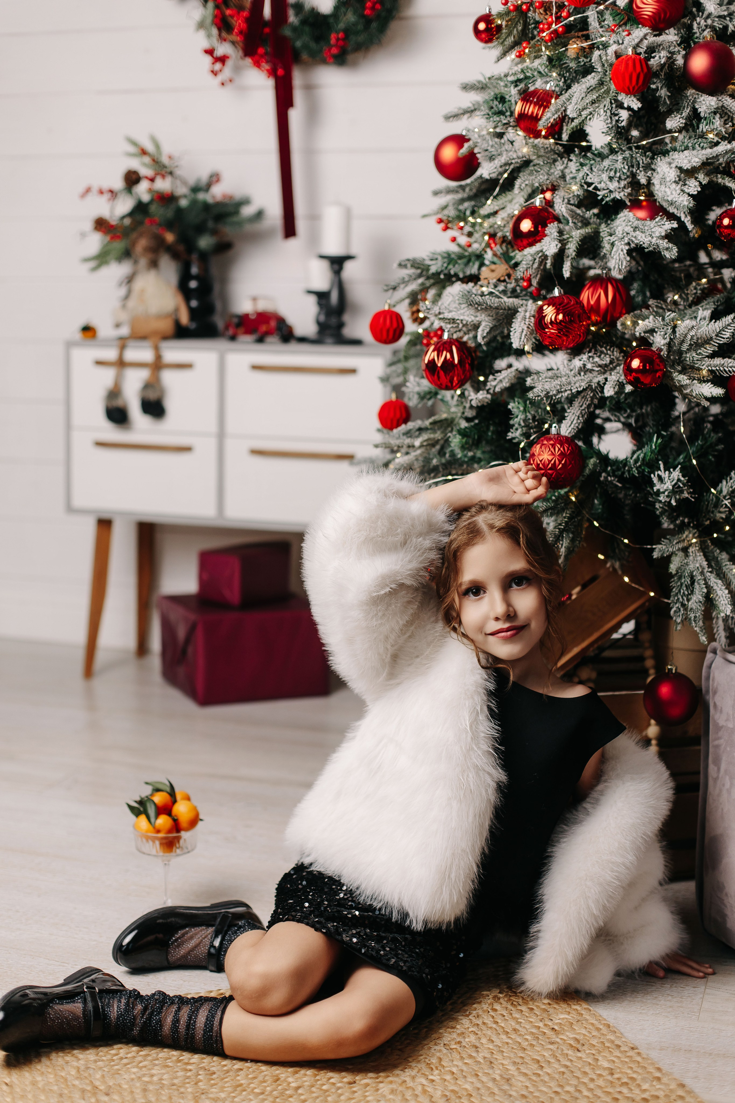 Новогодние портретики с Евой). Семейный и детский фотограф в Пскове и Санкт-Петербурге Яна Калинина