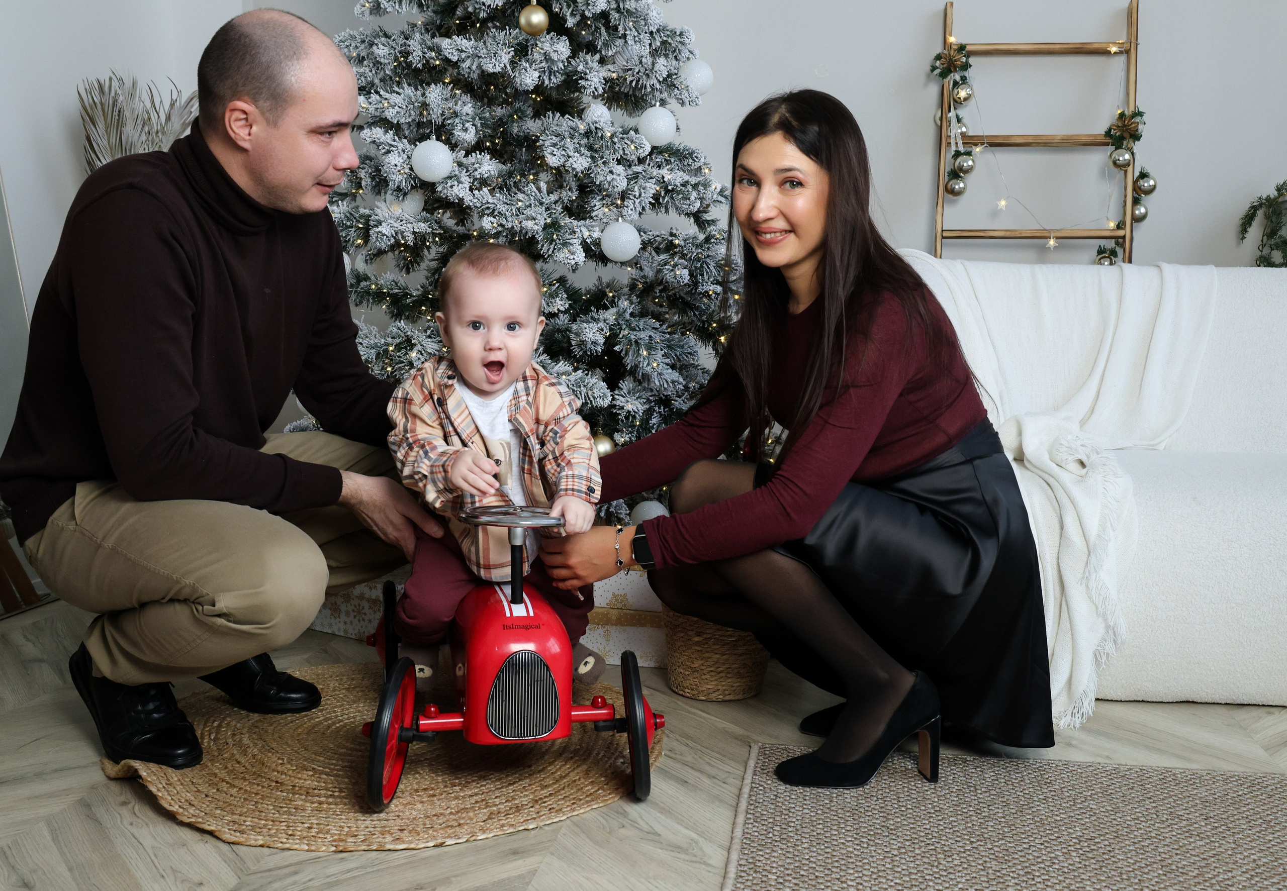 Семейная Новогодняя съёмка. Ирина, Денис и Платон. Tatiana Shumskaya