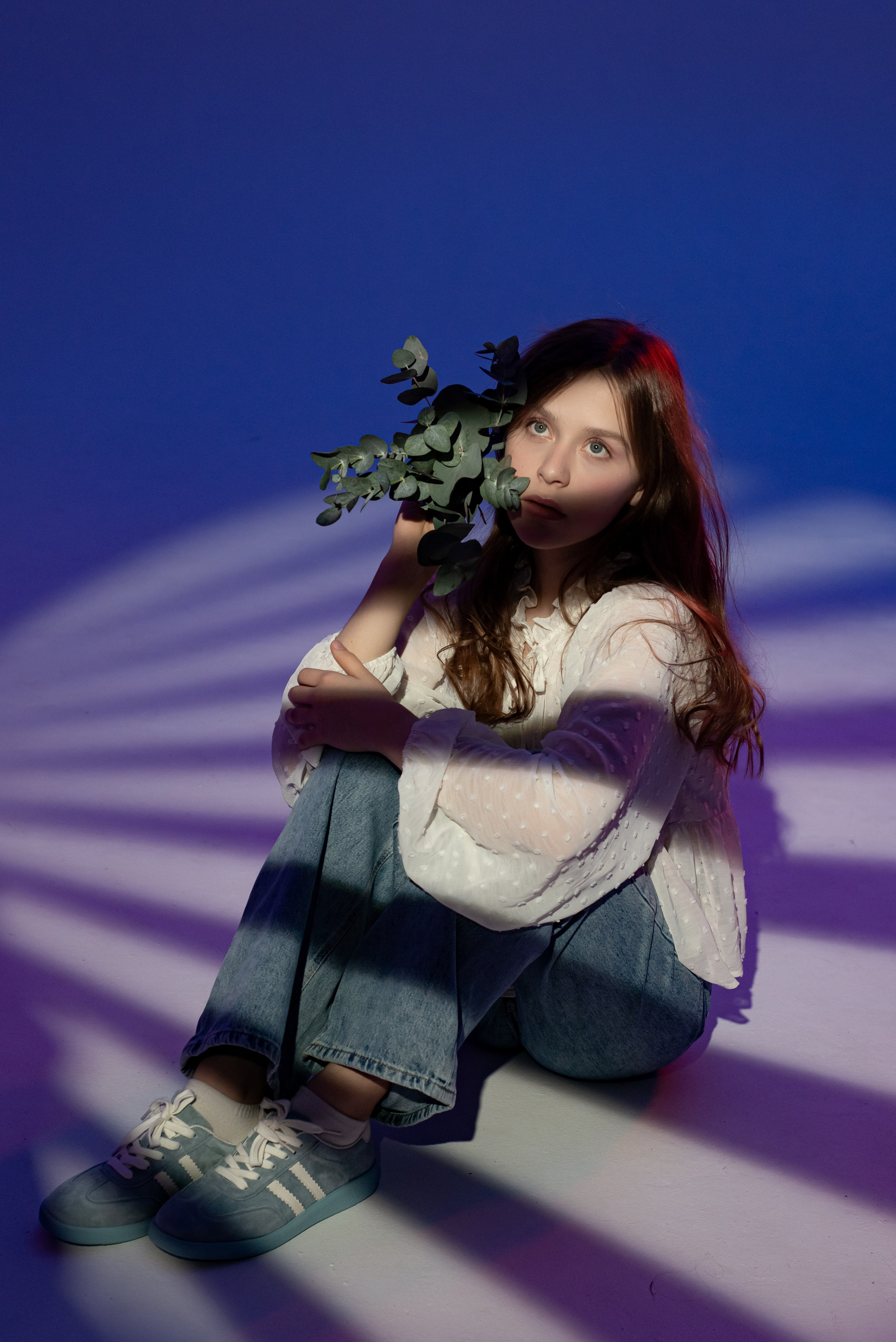 Fashion съемка с цветными фильтрами. Фотография — это миг, который фиксирует вечность