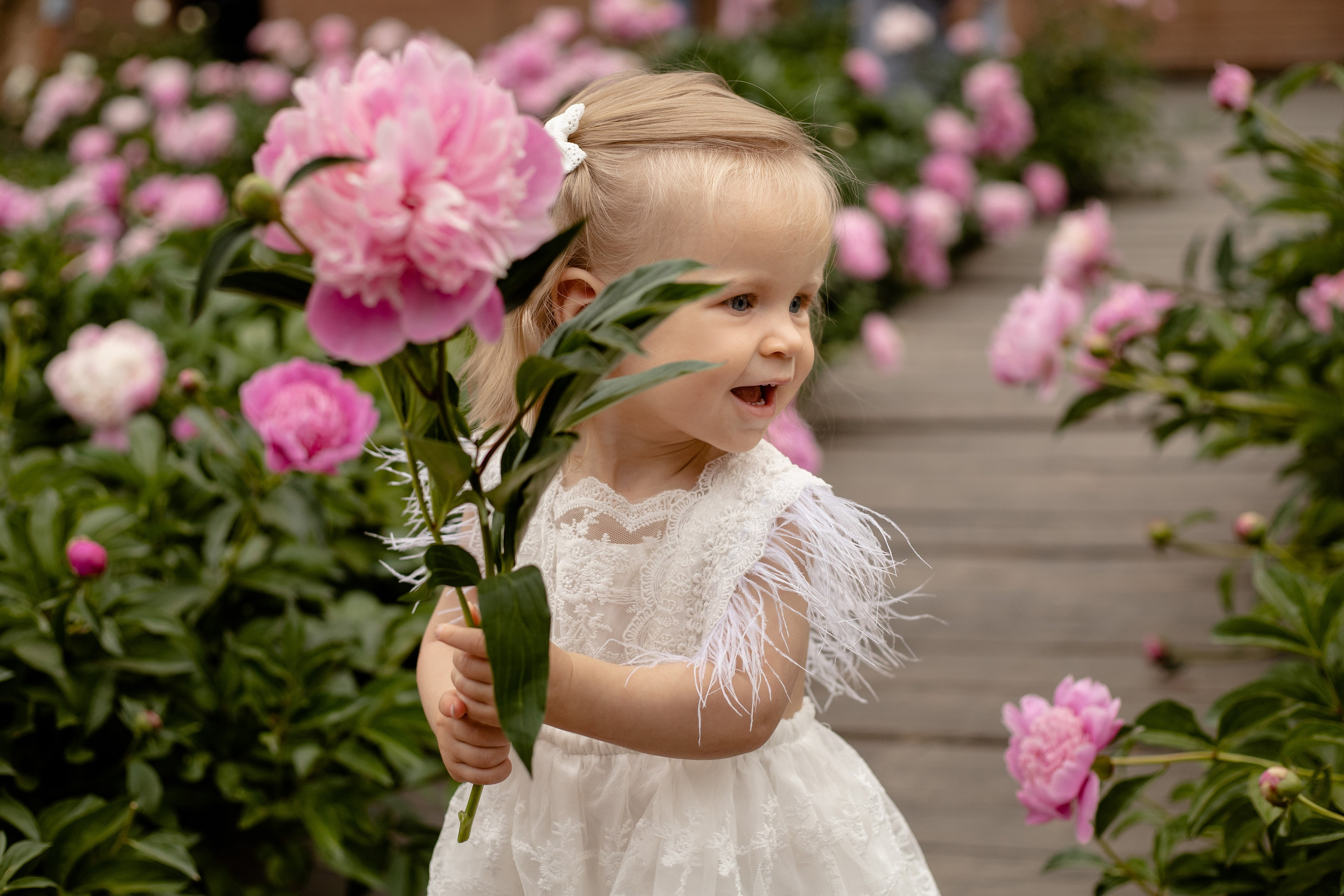 Пионовая история с Евой🌸. Семейный фотограф в Саратове Элоиза Ляпина
