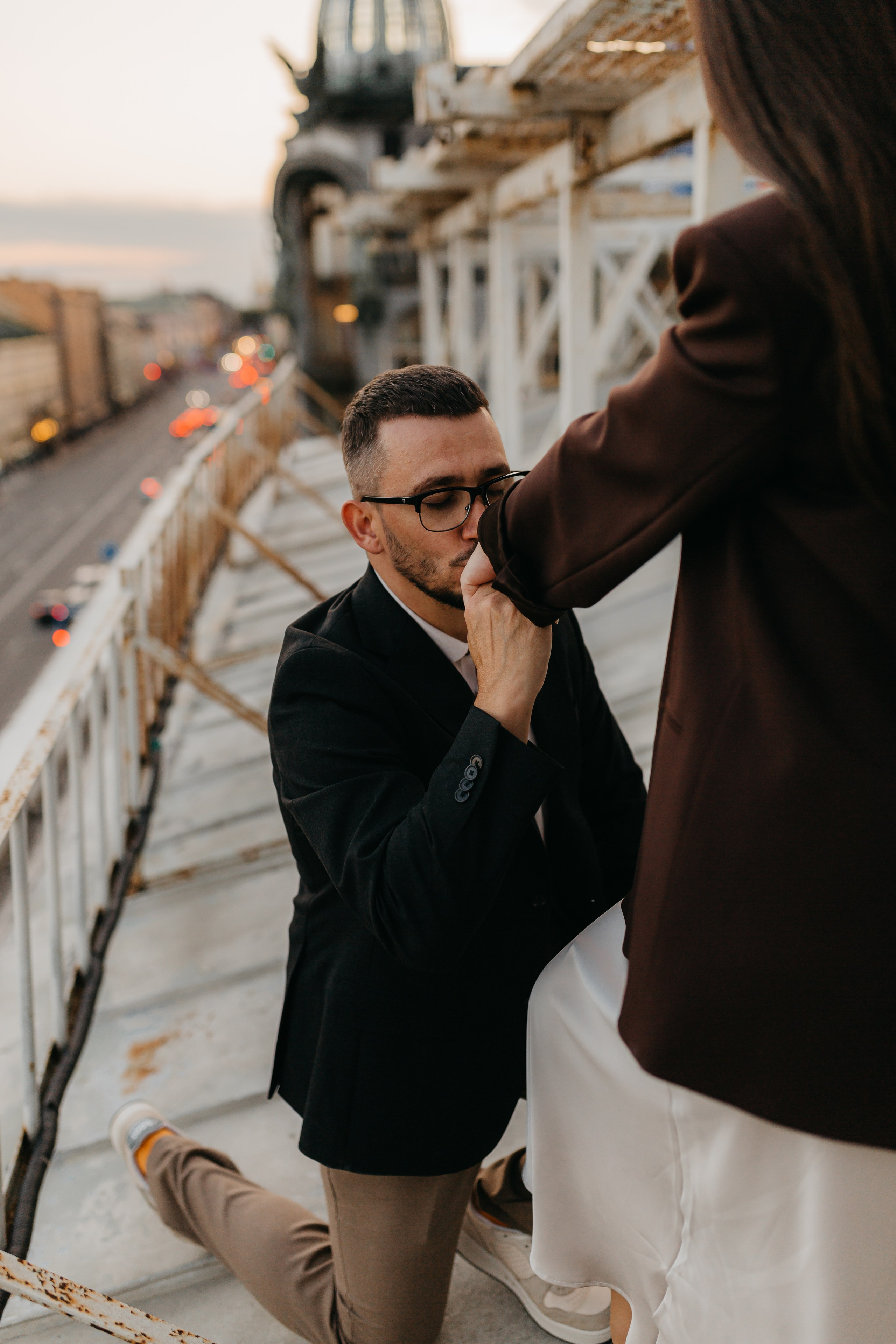 LoveStory на крышах Питера. Фотограф Санкт-Петербург Князева Елизавета