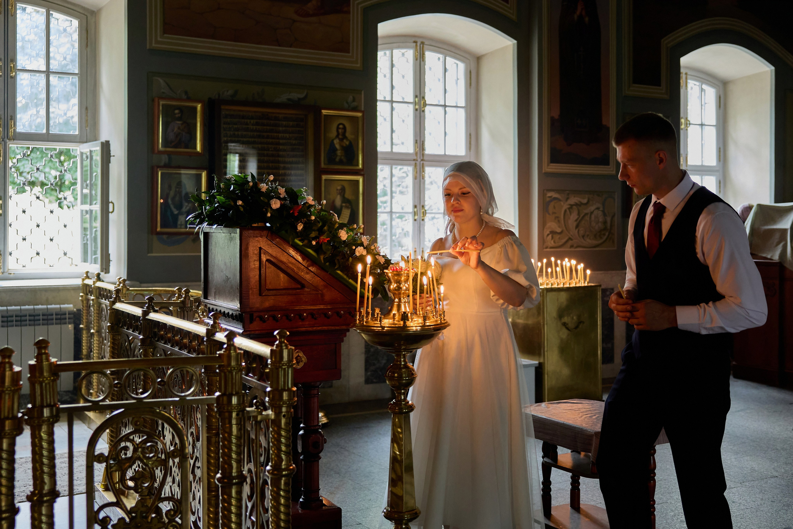 Свадебная фотосессия в Царицыно