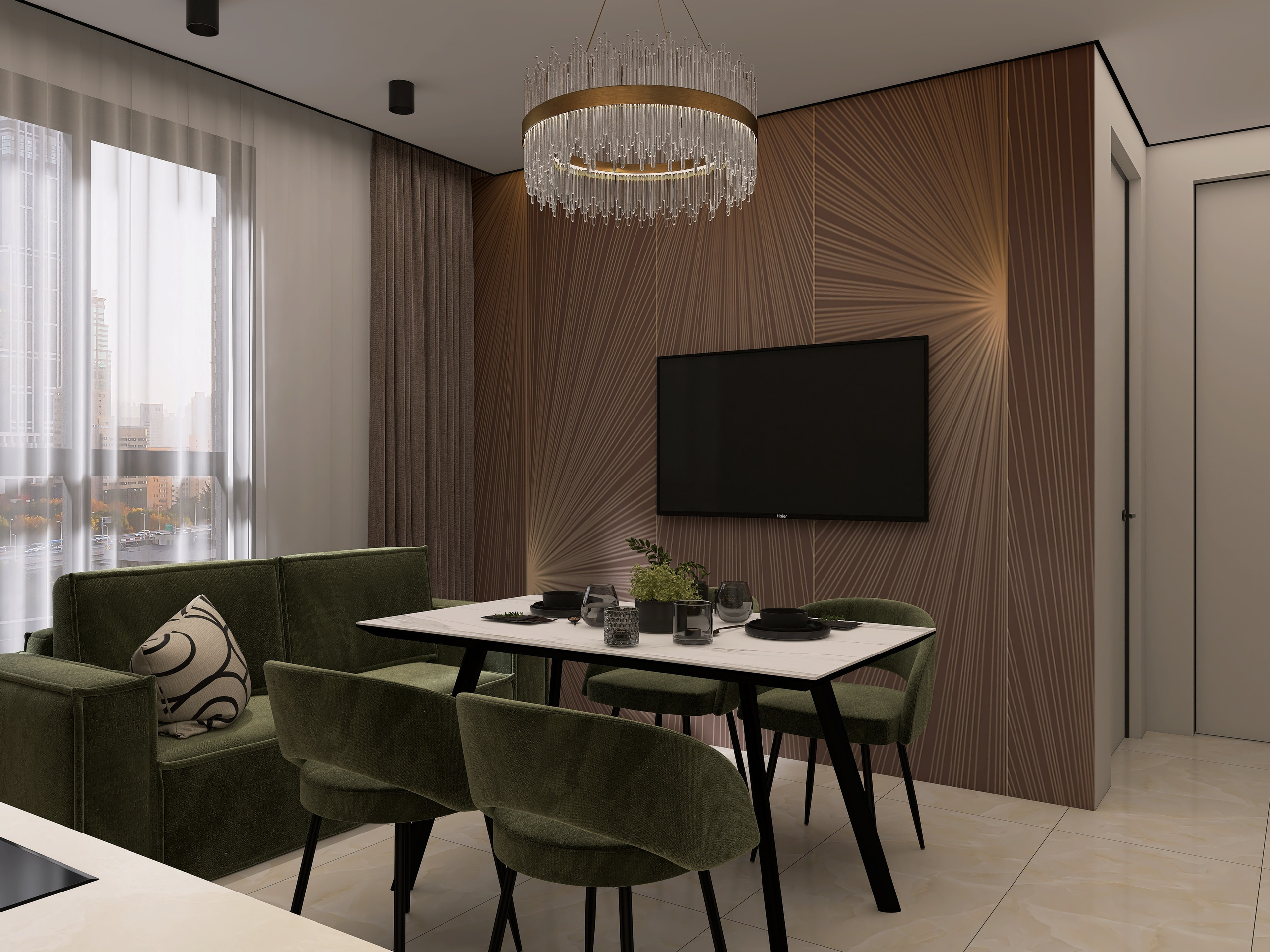 ЖК «Второй Нагатинский», 45 м². Дизайнер интерьера Виктория Трунова. Дома, квартиры, офисы. Проекты любой сложности