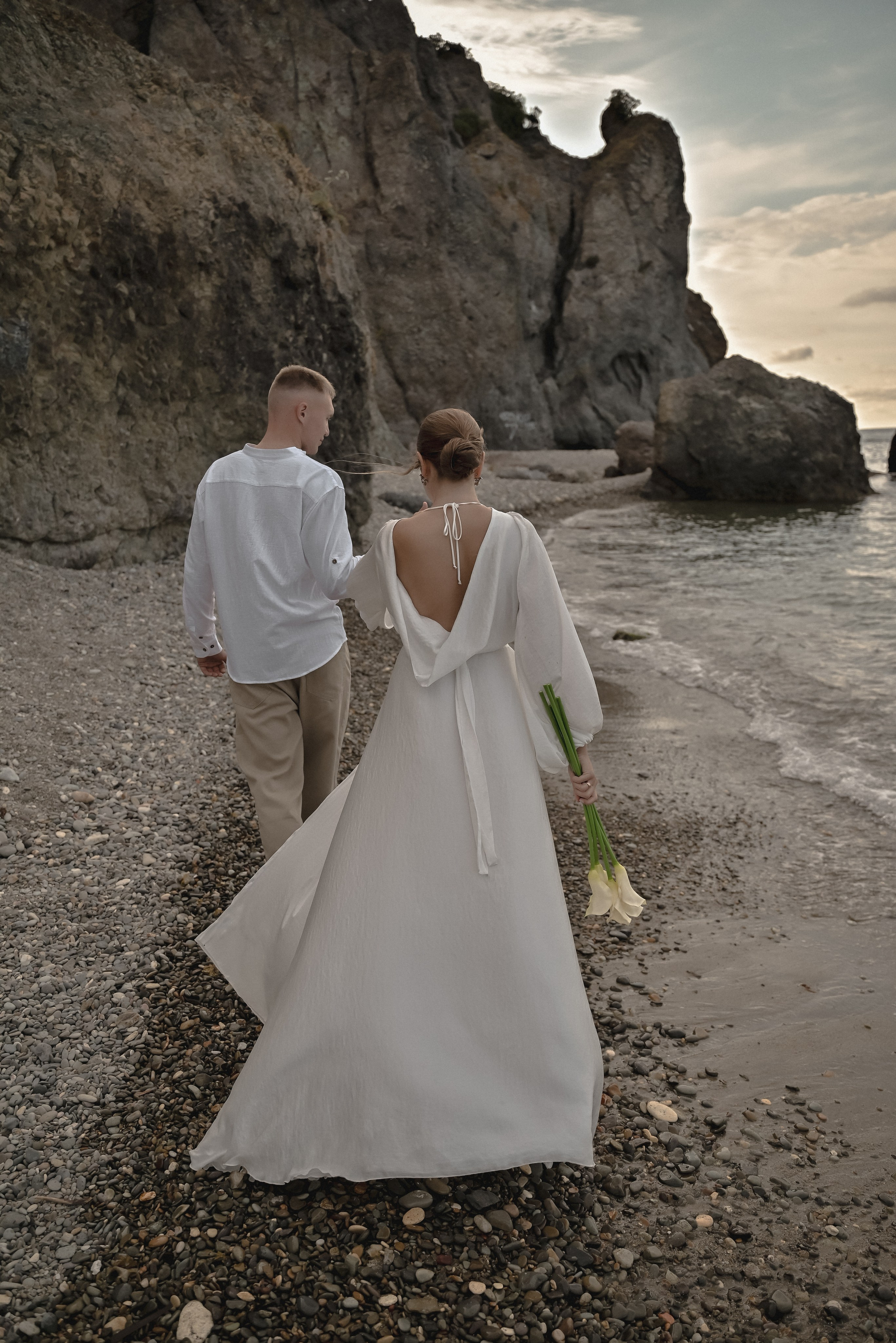 Марк Татьяна Рассвет Яшмовый пляж. Свадебный фотограф Анна Хочева