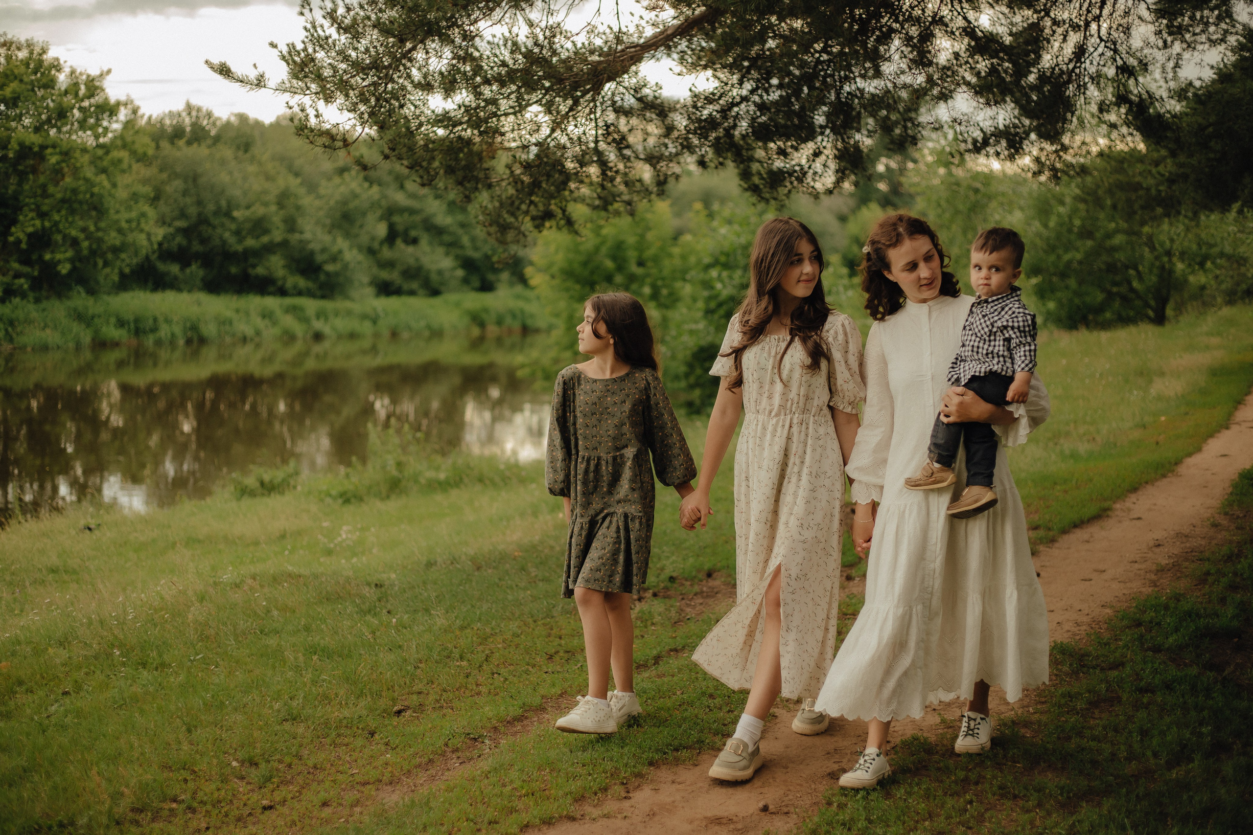 Мария с детьми. Семейный фотограф в Москве и Московской области Лазутина Валентина