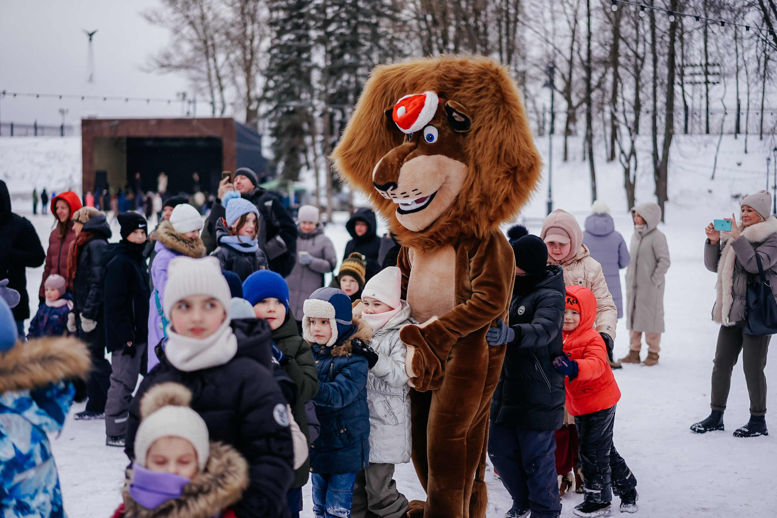 «Предновогодний переполох» Лопатинский сад, 14.12.2024. Фотограф и видеограф Смоленск | Студия Цезарь