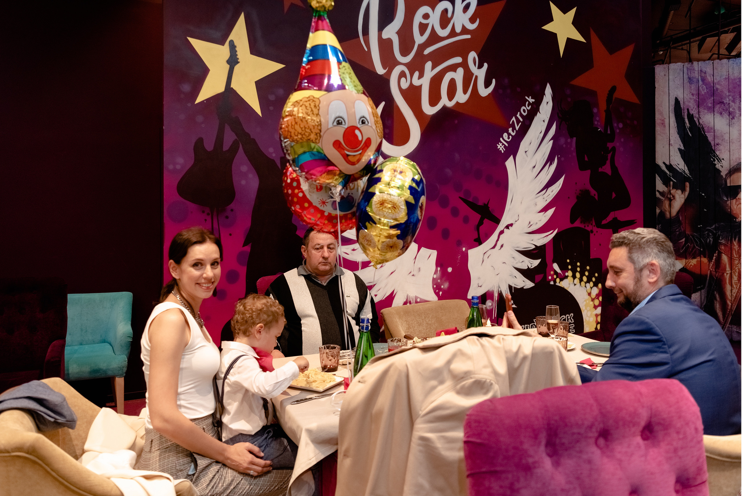 Тематическое ДР в Kids Rock Cafe