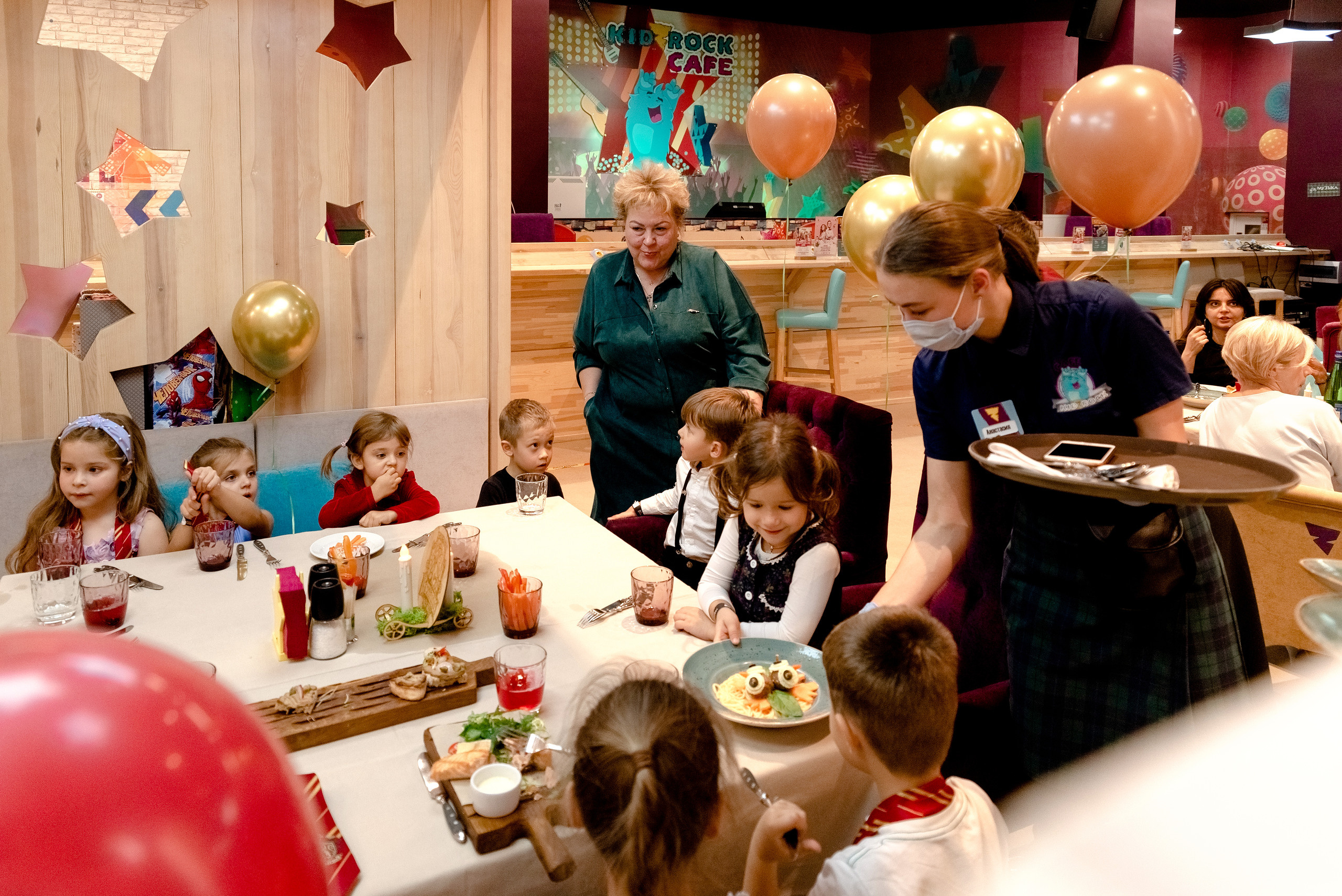 Тематическое ДР в Kids Rock Cafe
