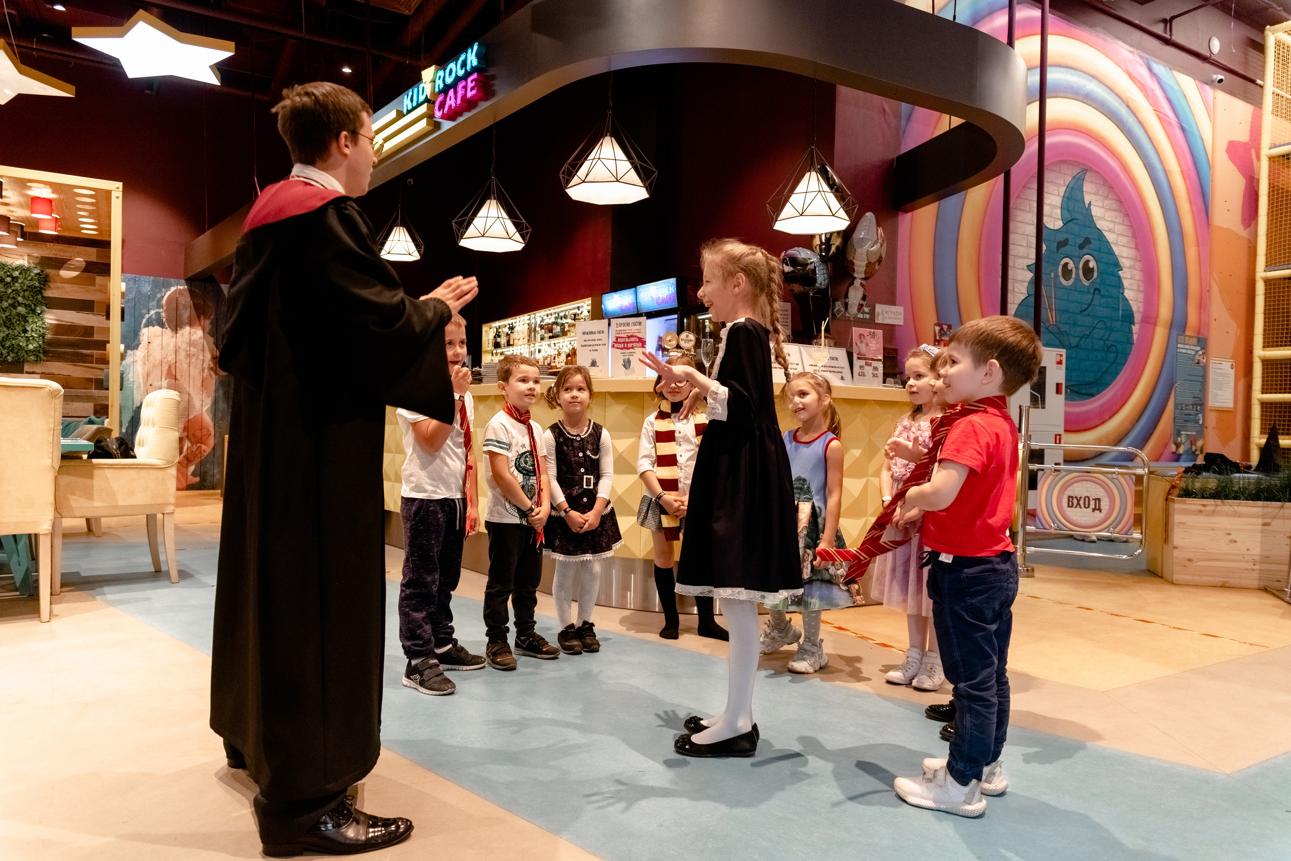 Тематическое ДР в Kids Rock Cafe