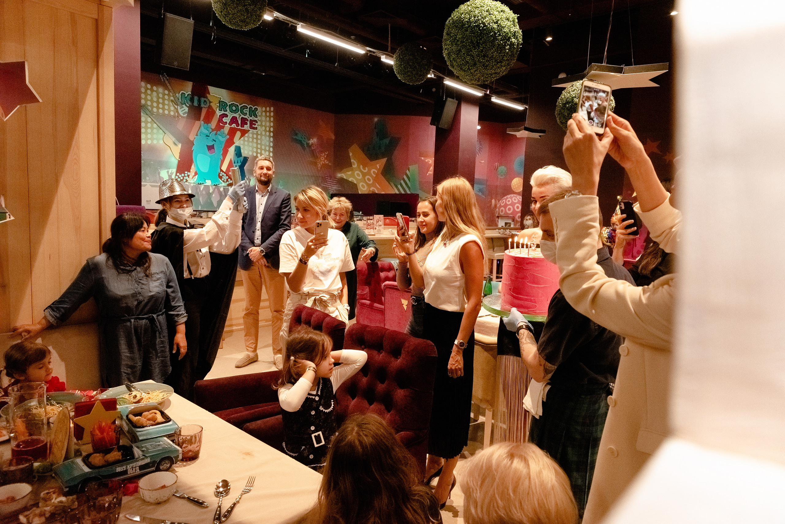 Тематическое ДР в Kids Rock Cafe