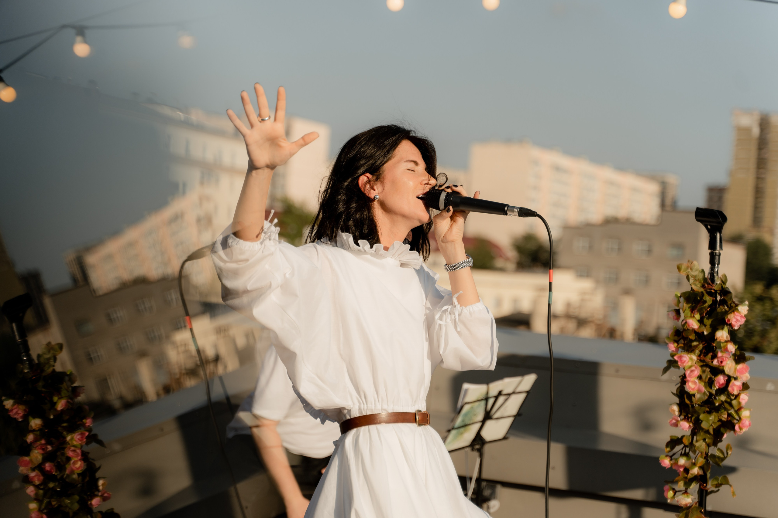 Концерт на крыше Вокальная школа Soulmade. Портретный и свадебный фотограф Алла Карени Москва