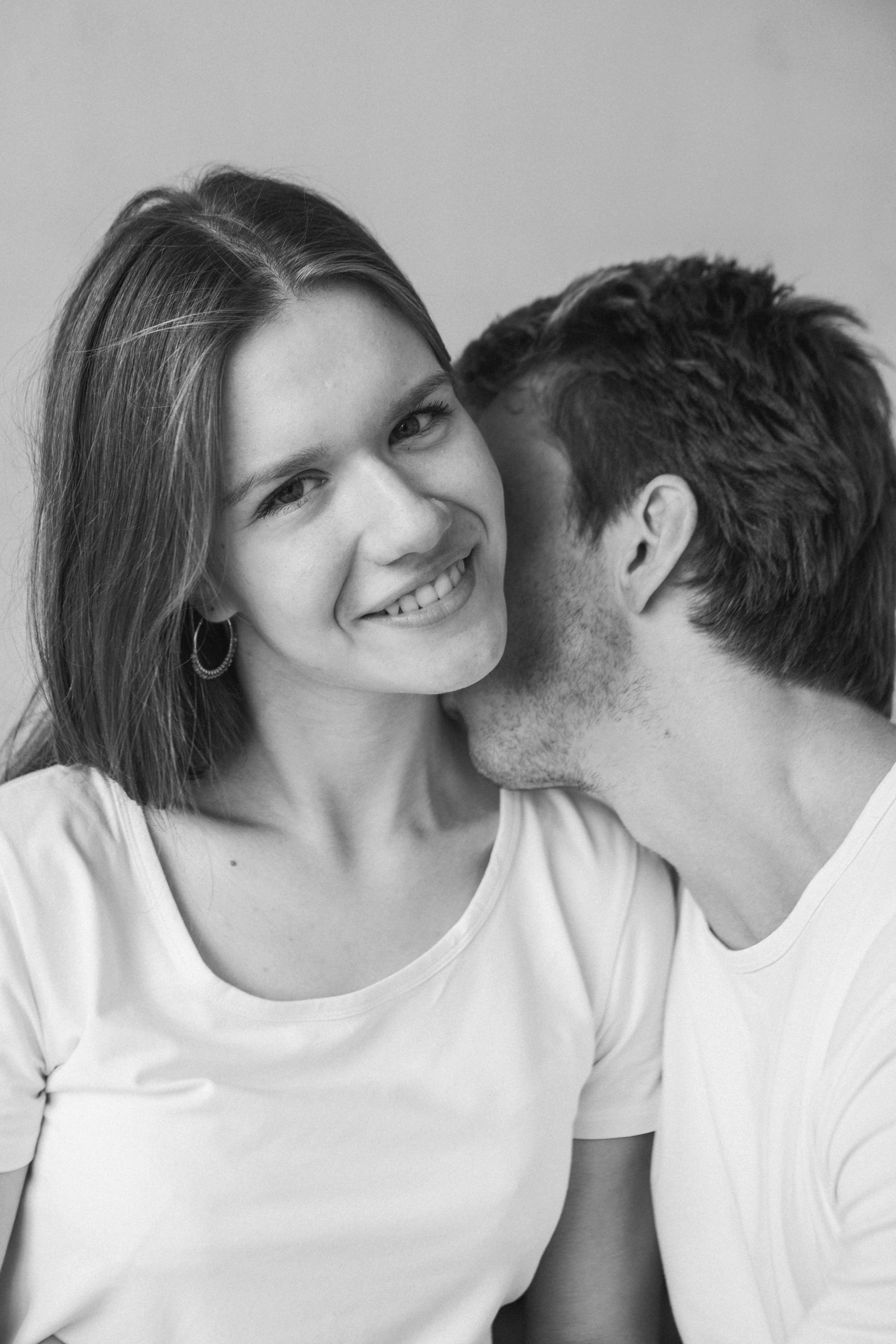 Настя и Стас. Студия. Минимализм. Портретный фотограф в Минске