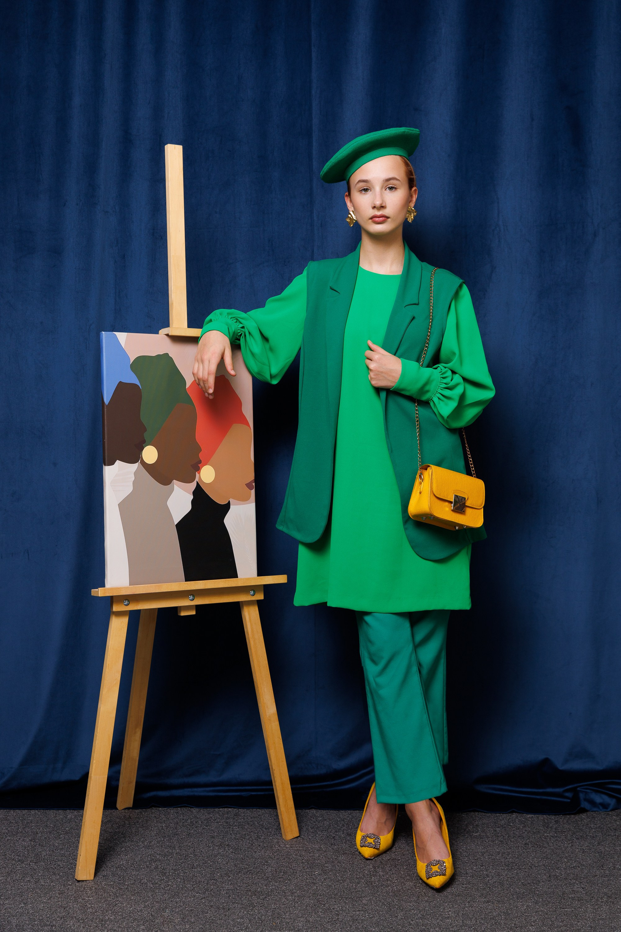 Look book в образе художницы. Натали де Шан | исследователь моды, креативный стратег