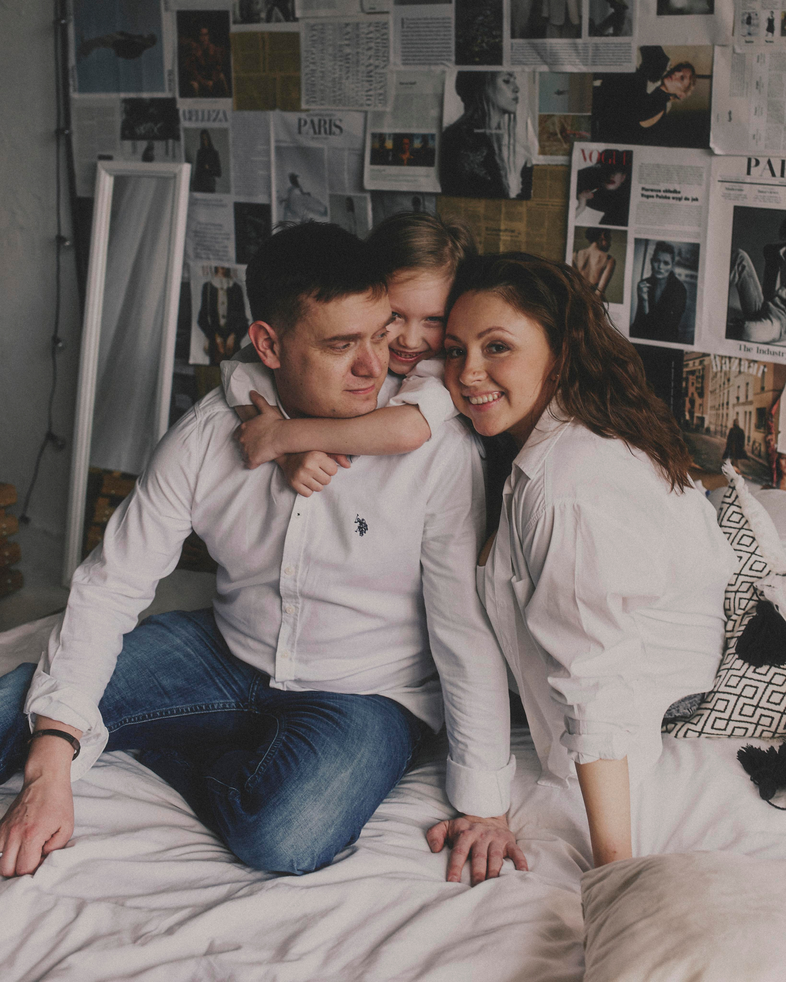 Денис, Юля и София. Портретный фотограф в Москве Ольга Крылова