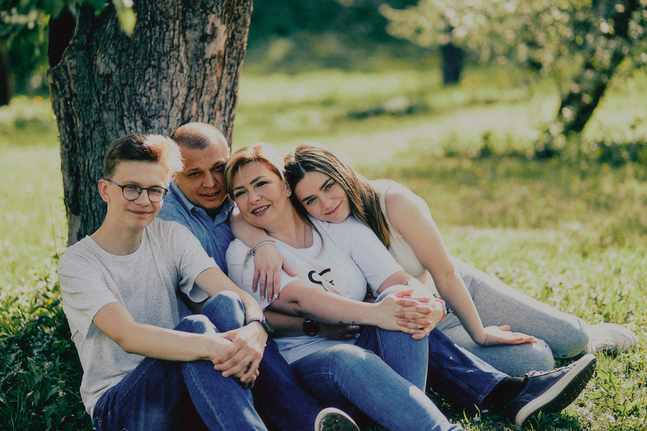 Оля, Вадим, Никита и Наташа. Портретный фотограф в Москве Ольга Крылова