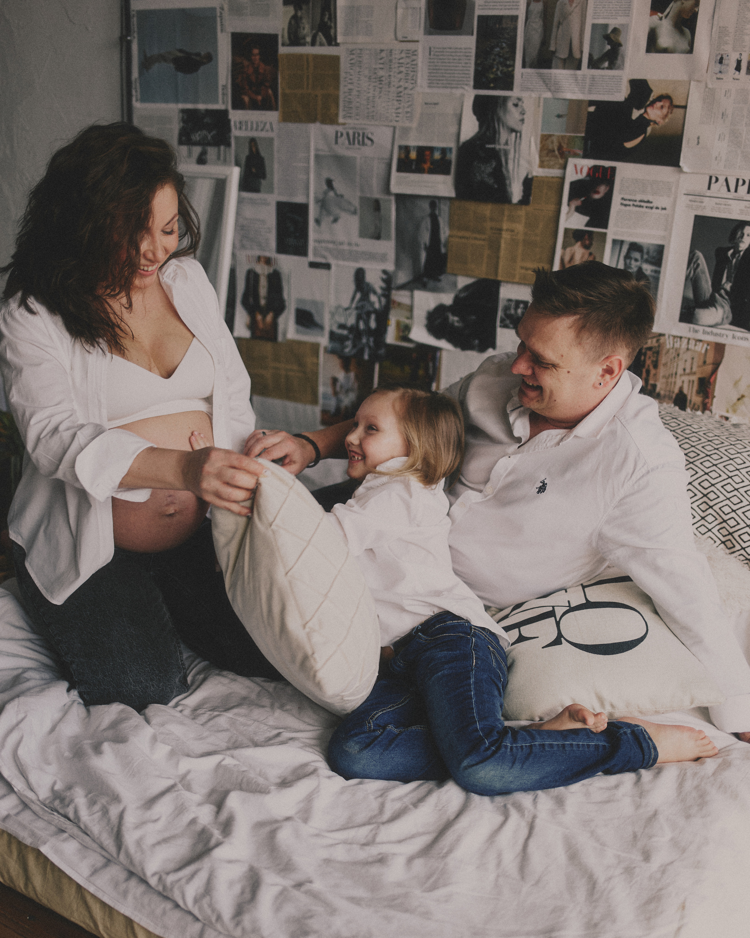 Денис, Юля и София. Портретный фотограф в Москве Ольга Крылова