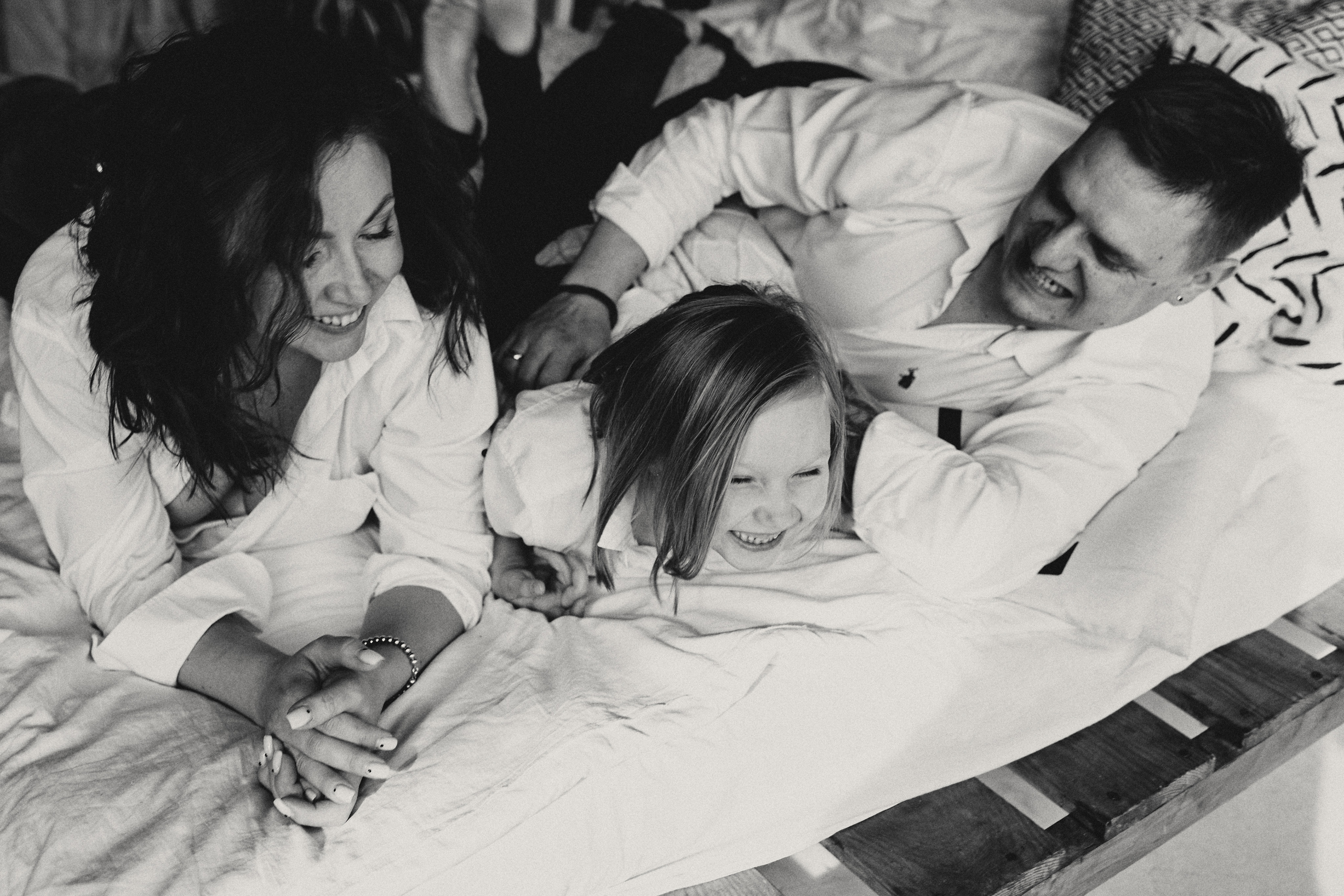 Денис, Юля и София. Портретный фотограф в Москве Ольга Крылова